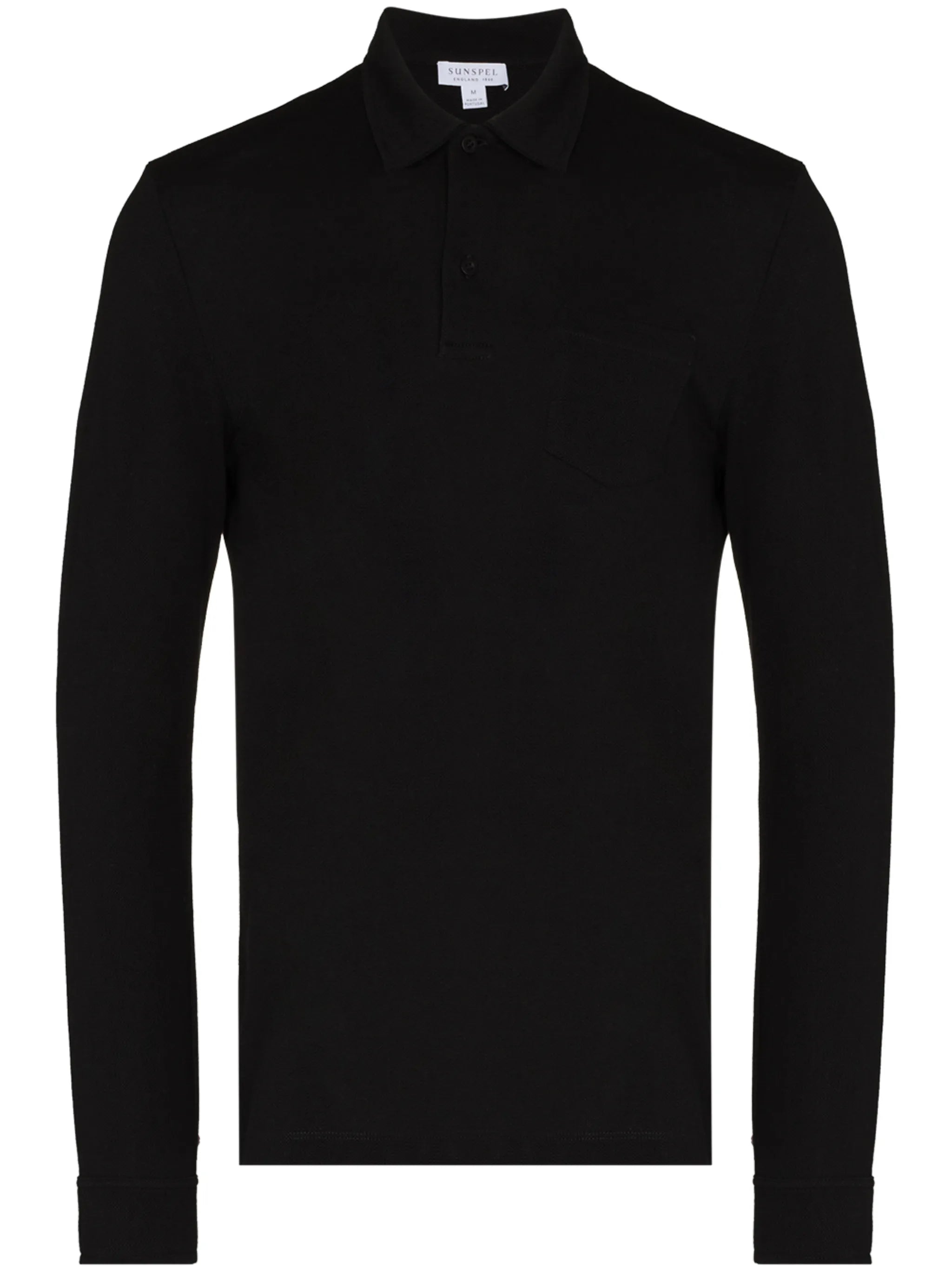 Riviera long-sleeve polo shirt