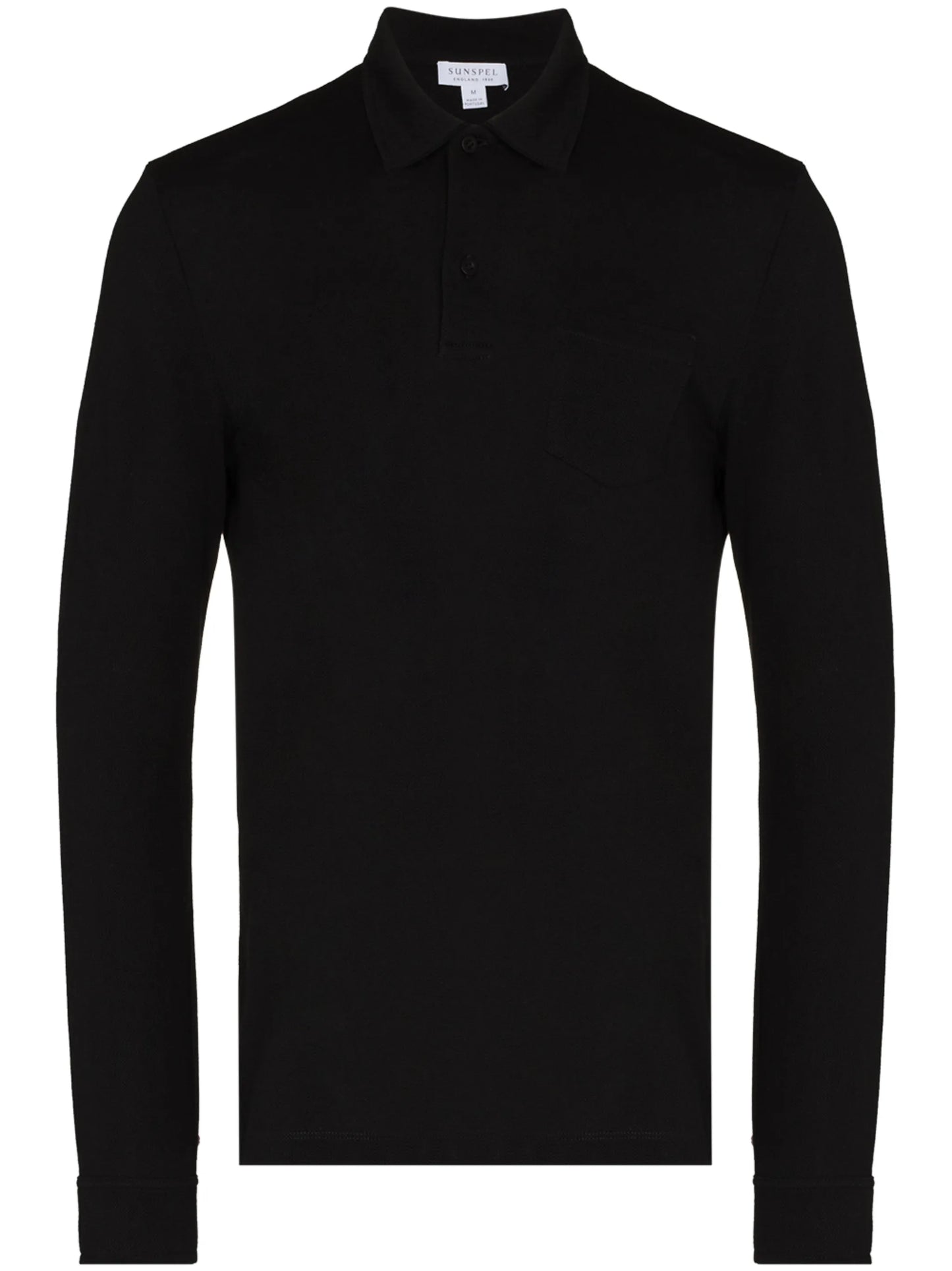 Riviera long-sleeve polo shirt