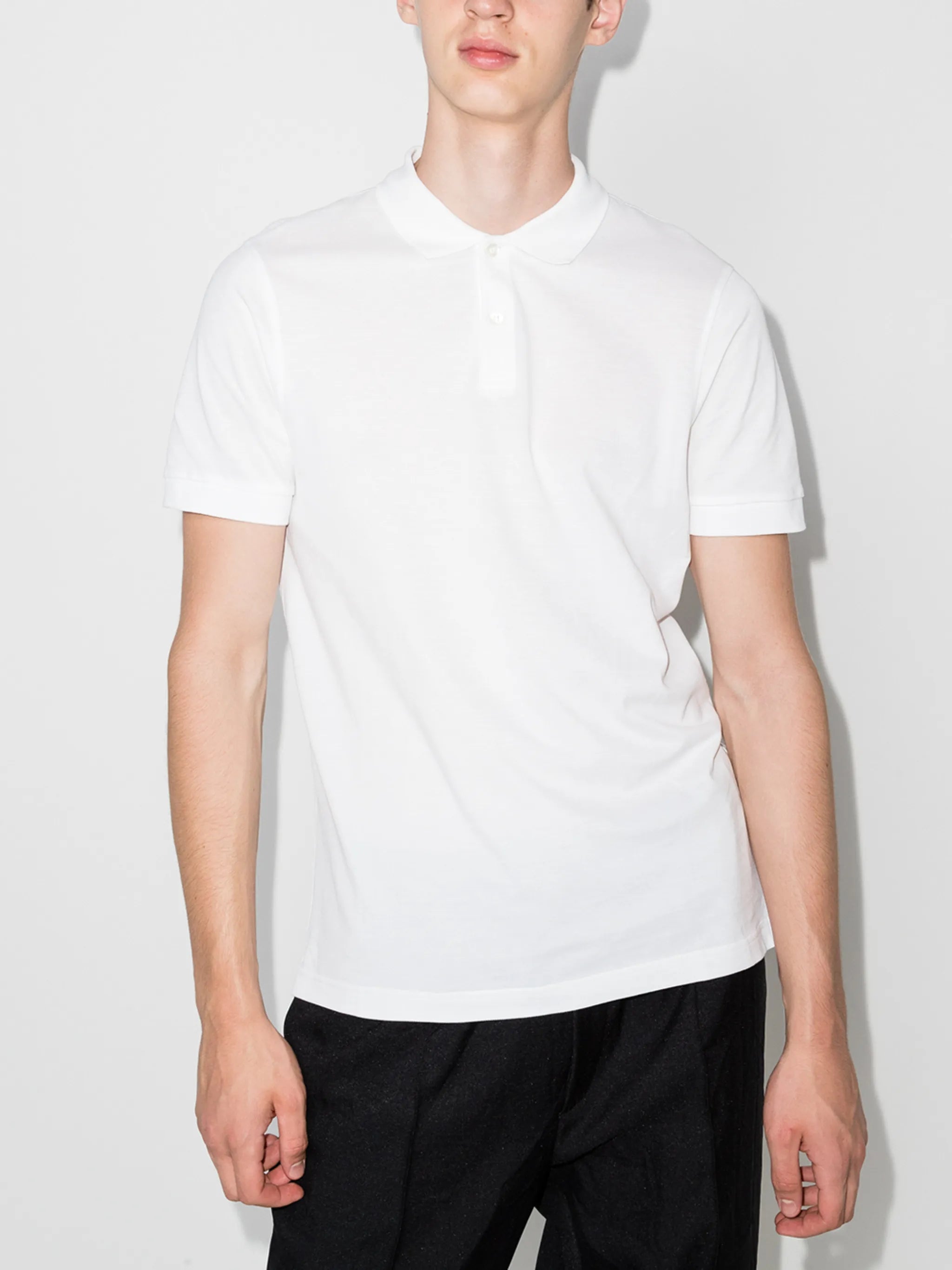 short sleeve polo top