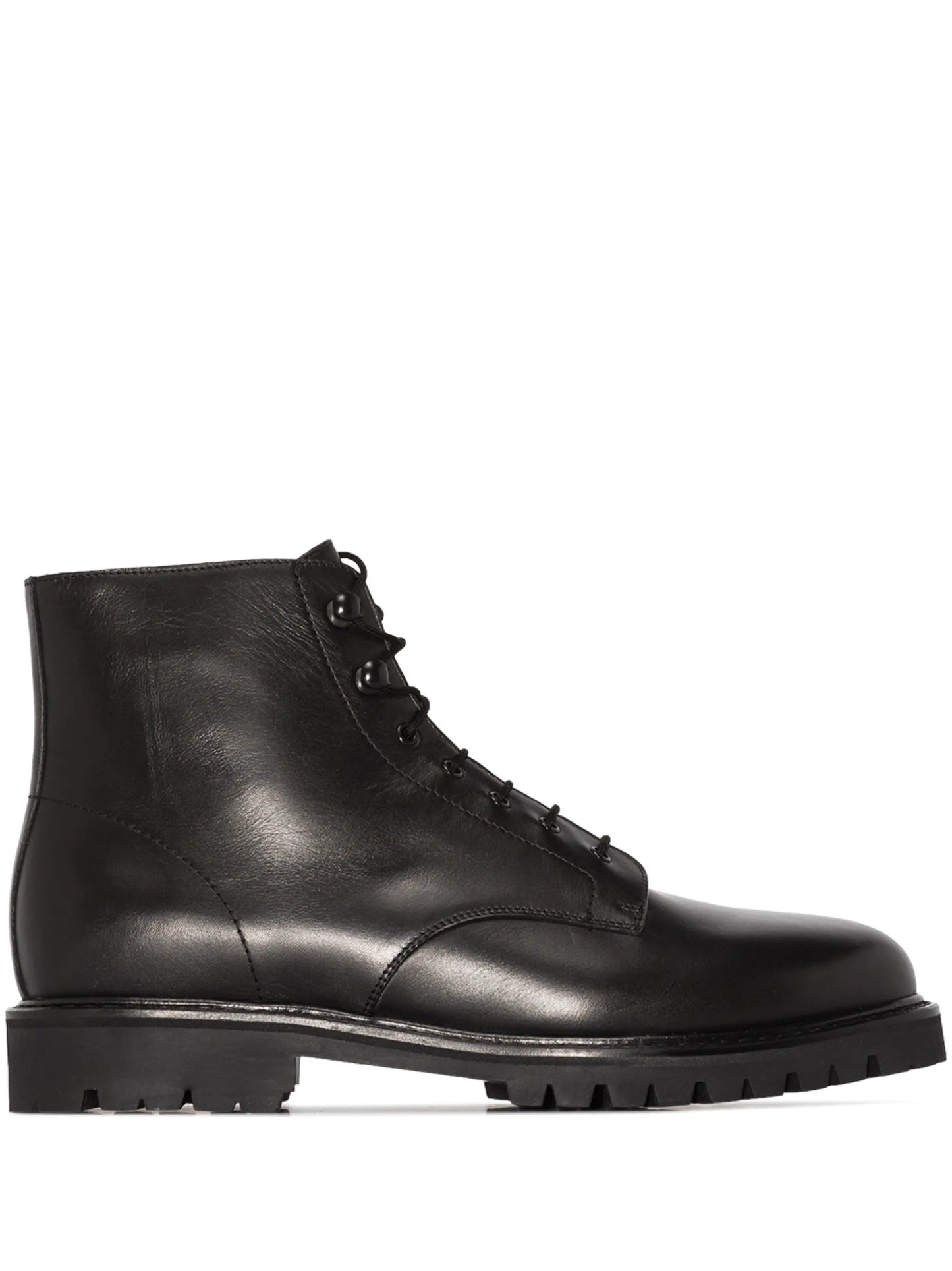 Model 21 leather ankle boots