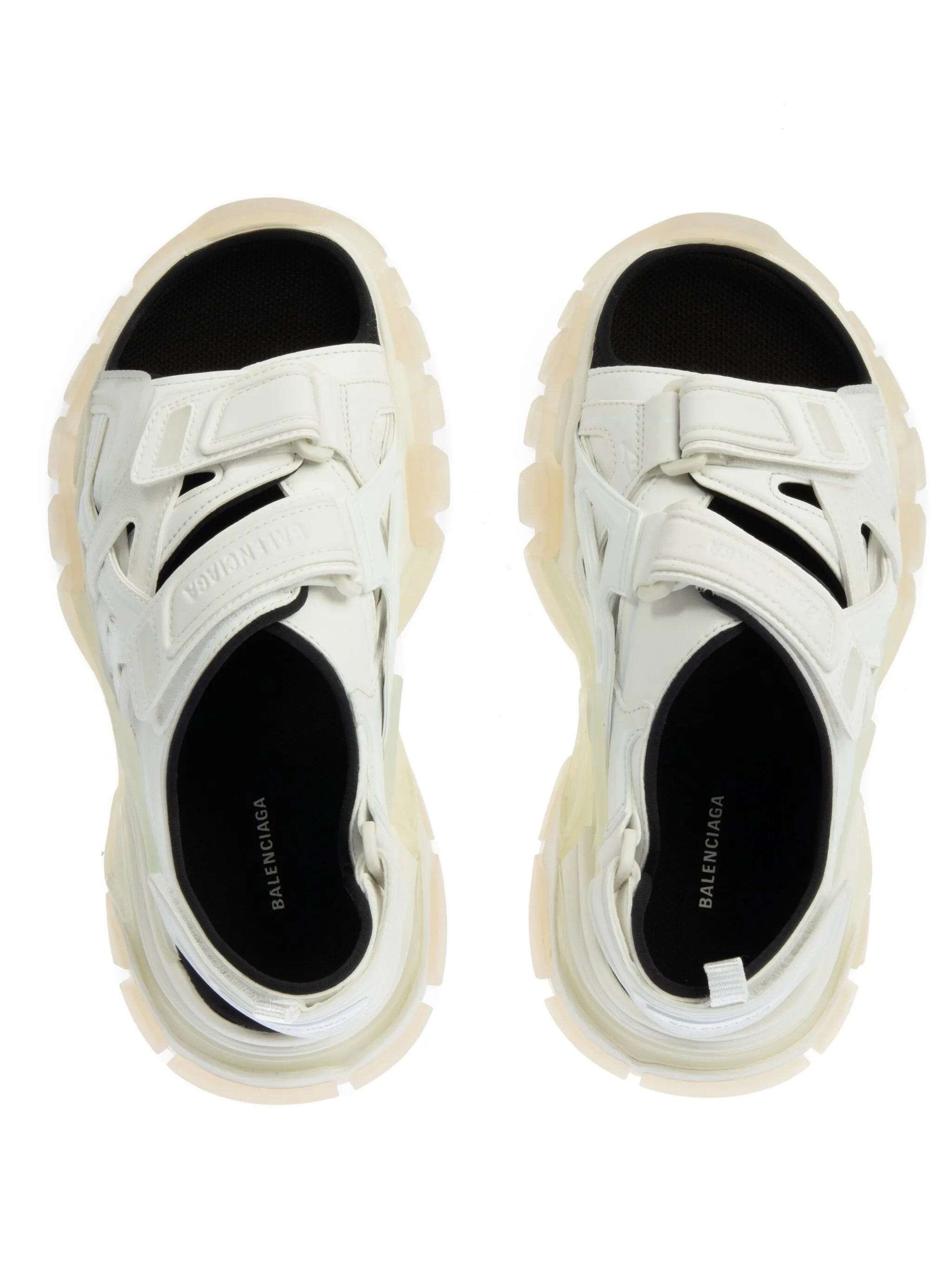 Track touch-strap sandals