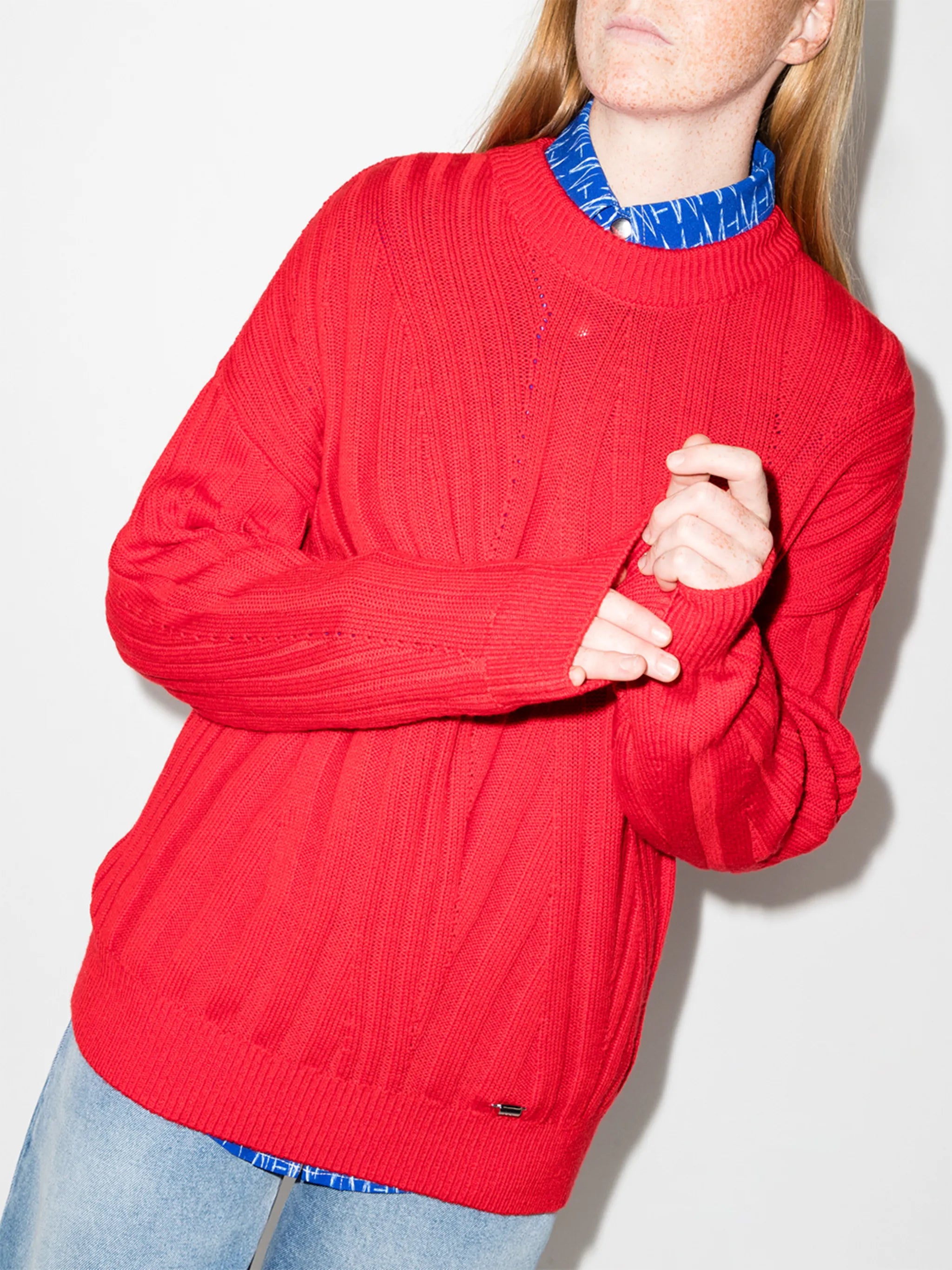 Zen ribbed-knit jumper