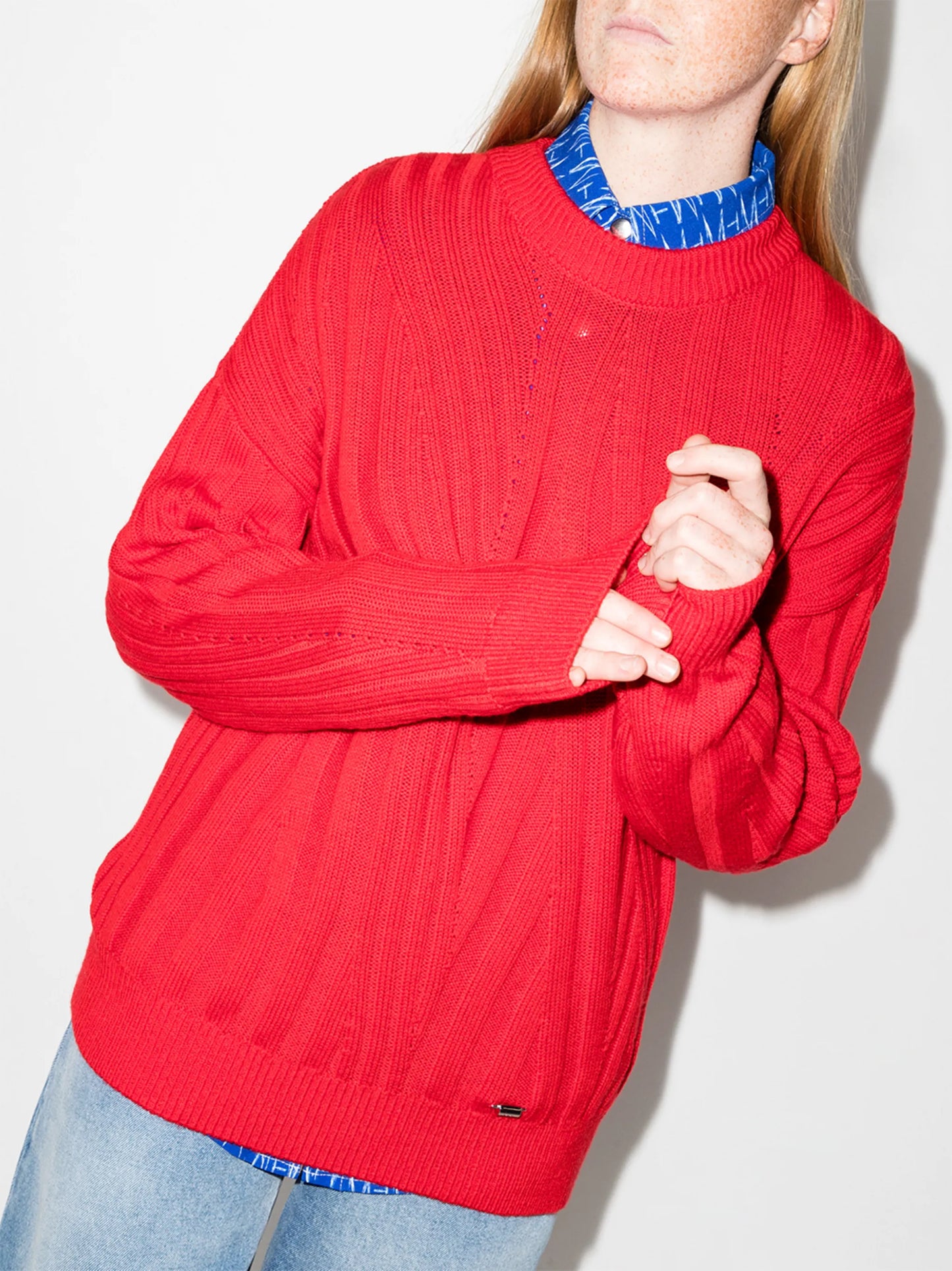 Zen ribbed-knit jumper