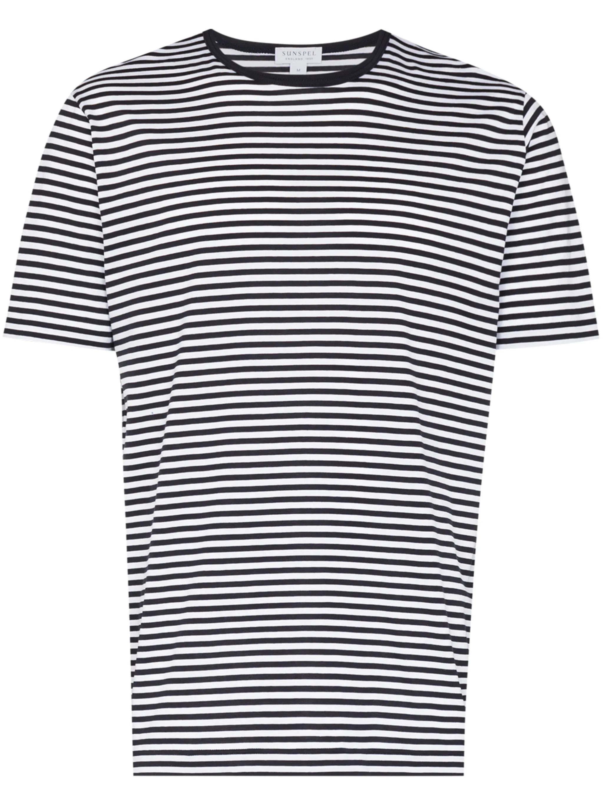 striped cotton T-shirt