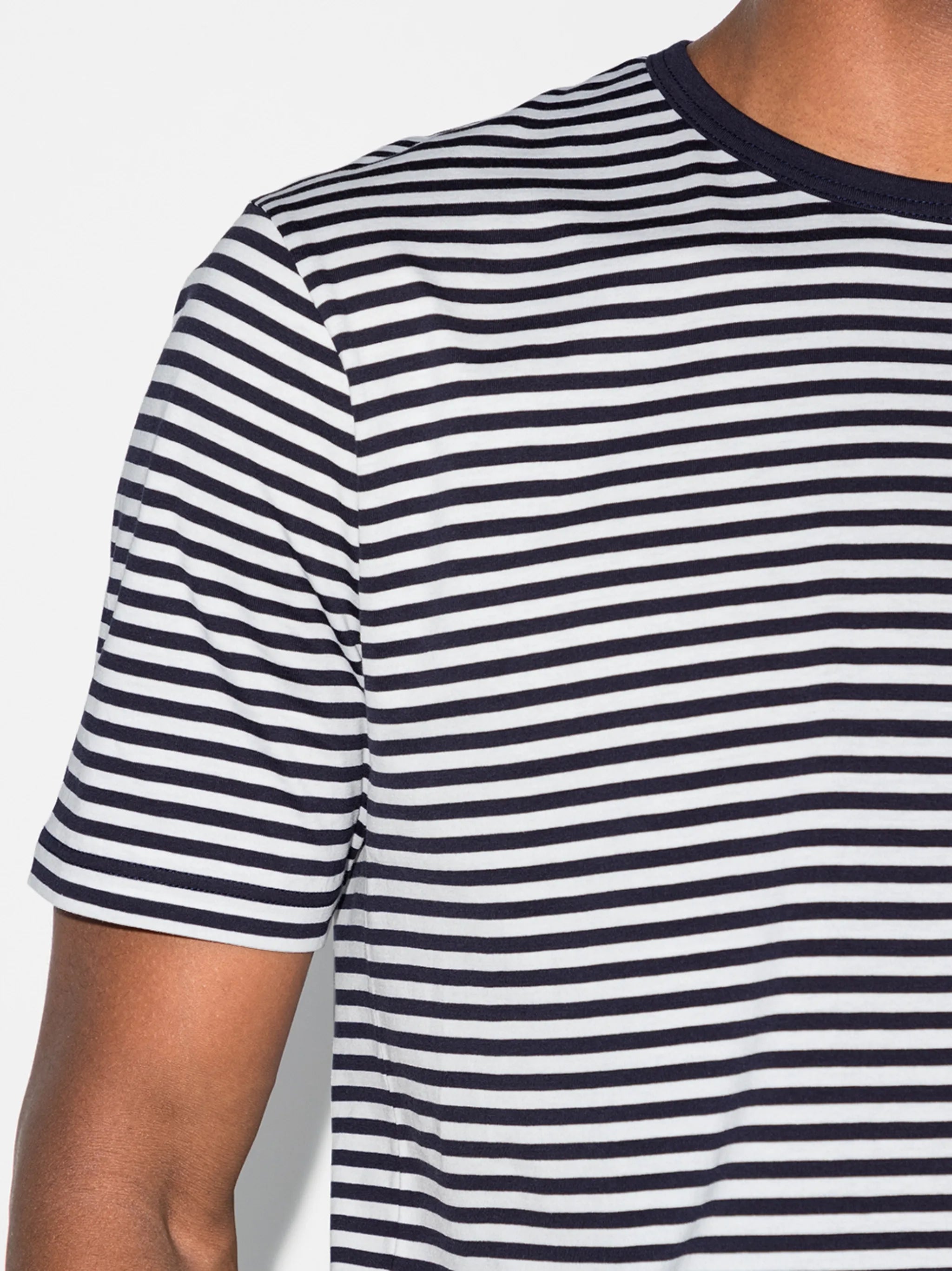 striped cotton T-shirt