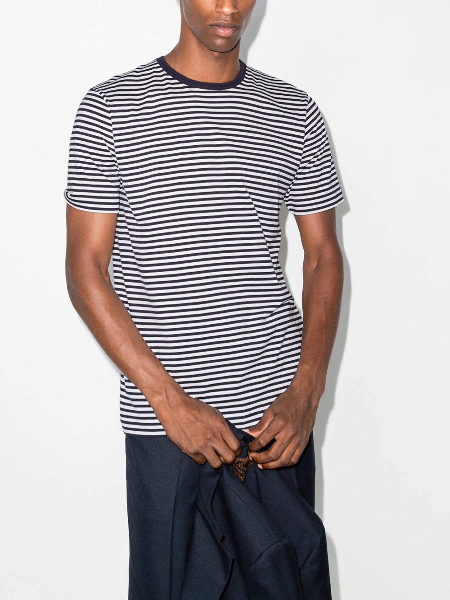striped cotton T-shirt