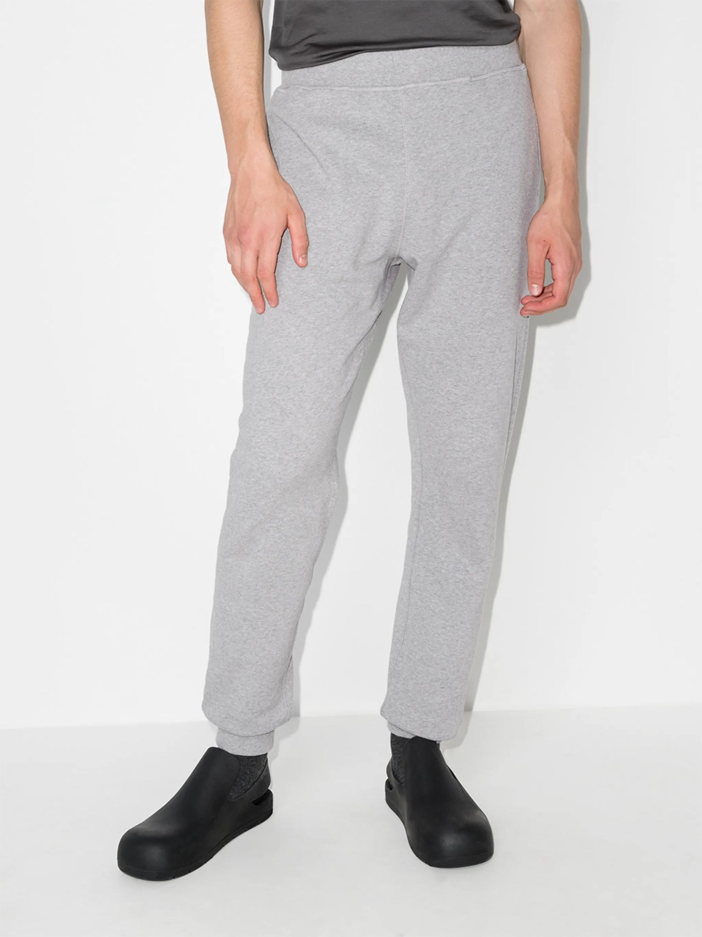cotton tapered track pants