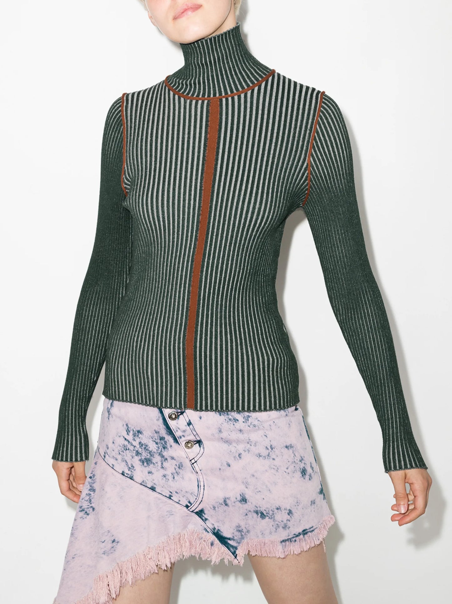 Push high neck jumper