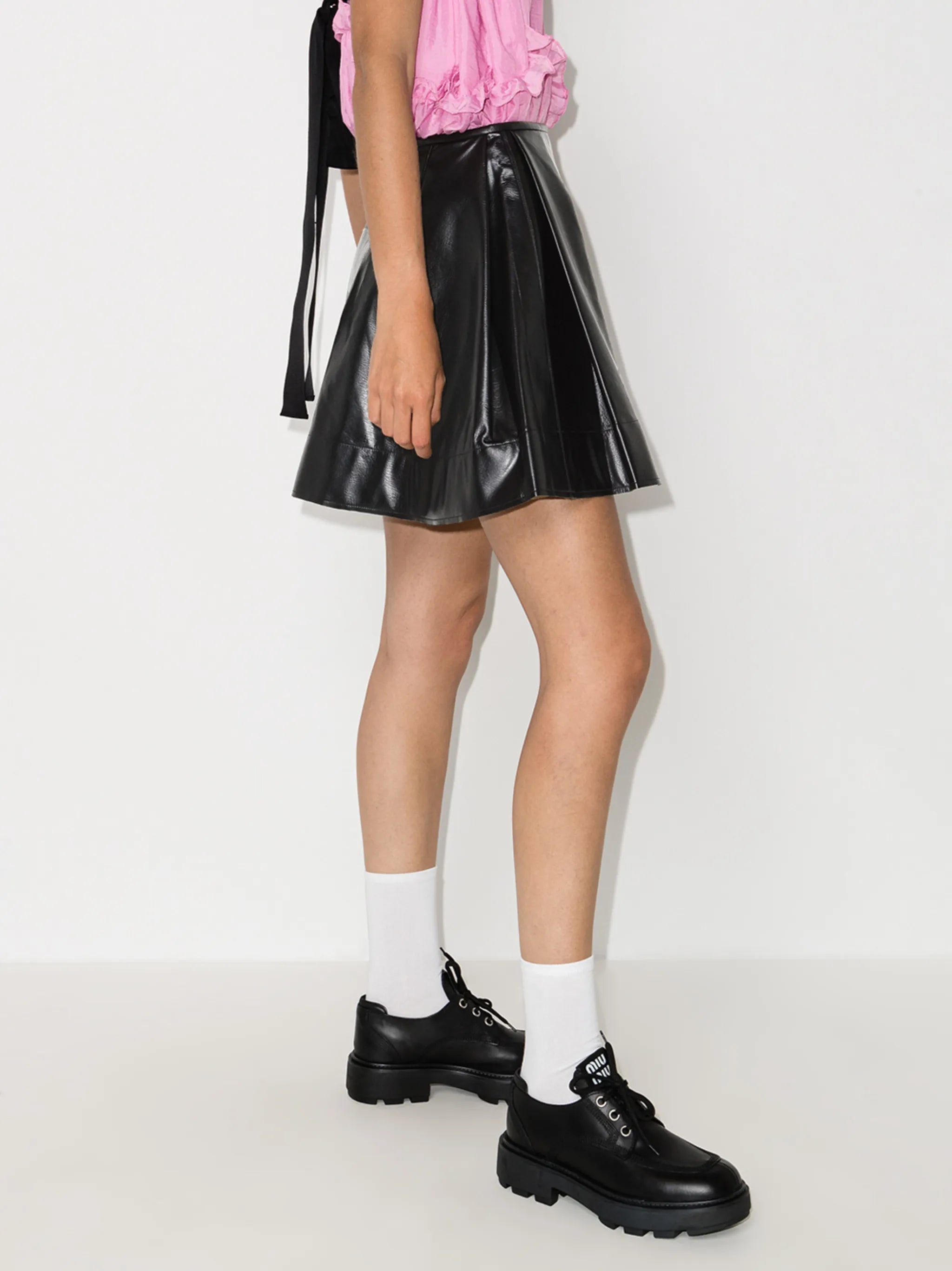 A-line mini skirt