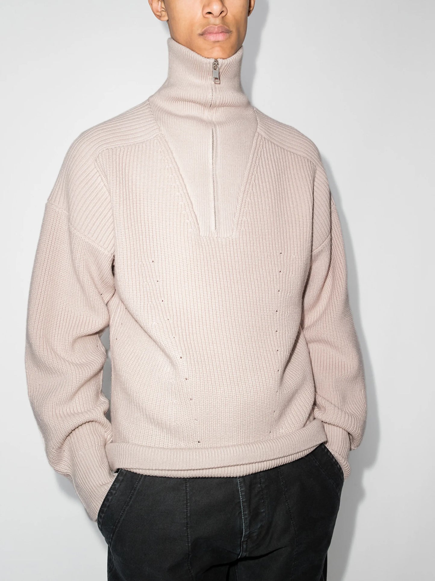 Benny high-neck jumper