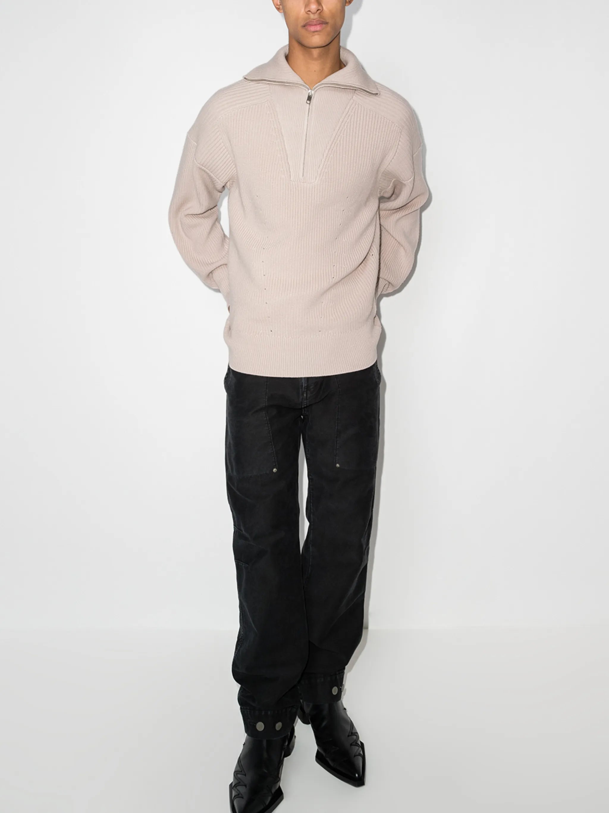 Benny high-neck jumper