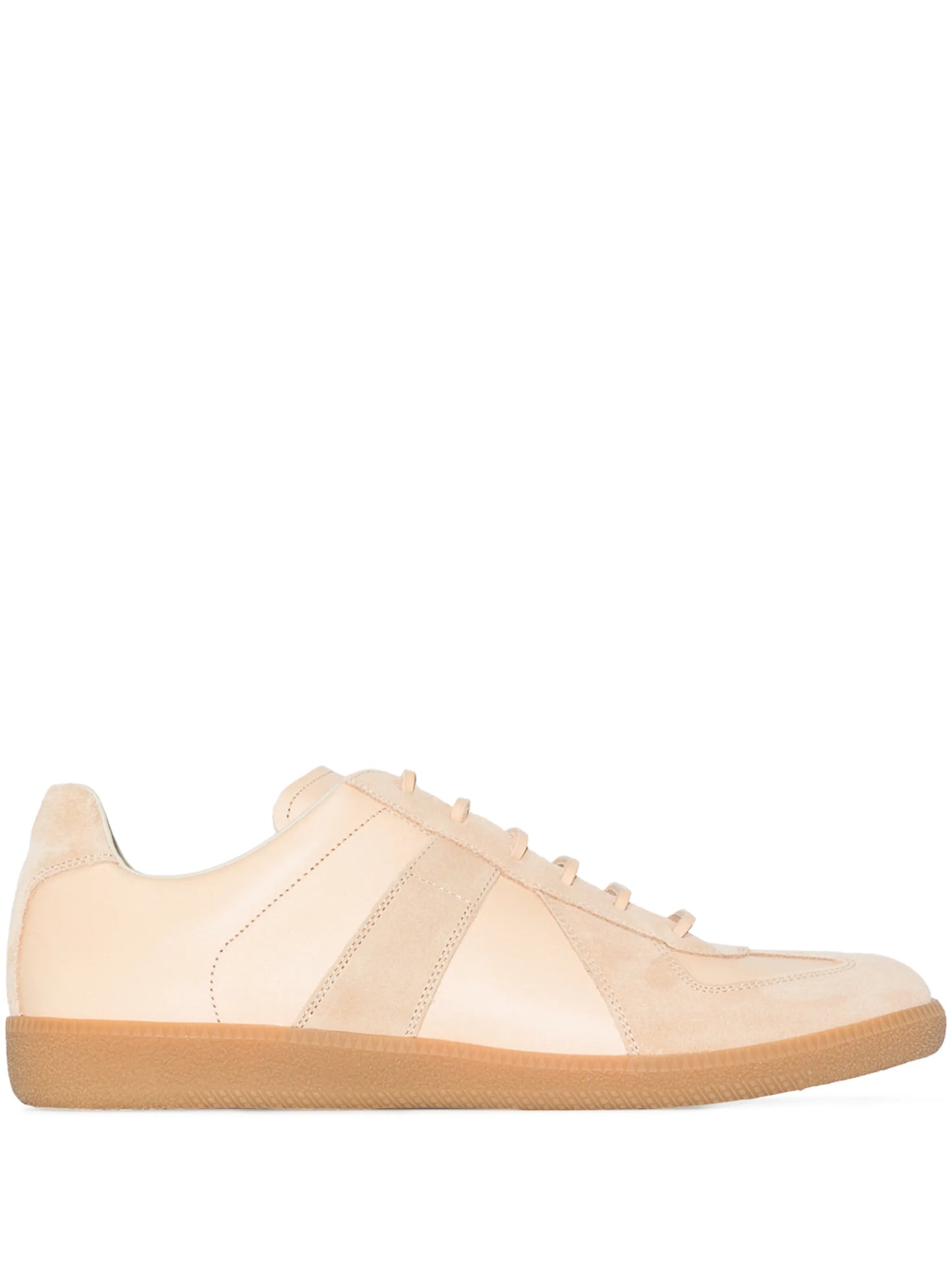 Replica low-top leather sneakers