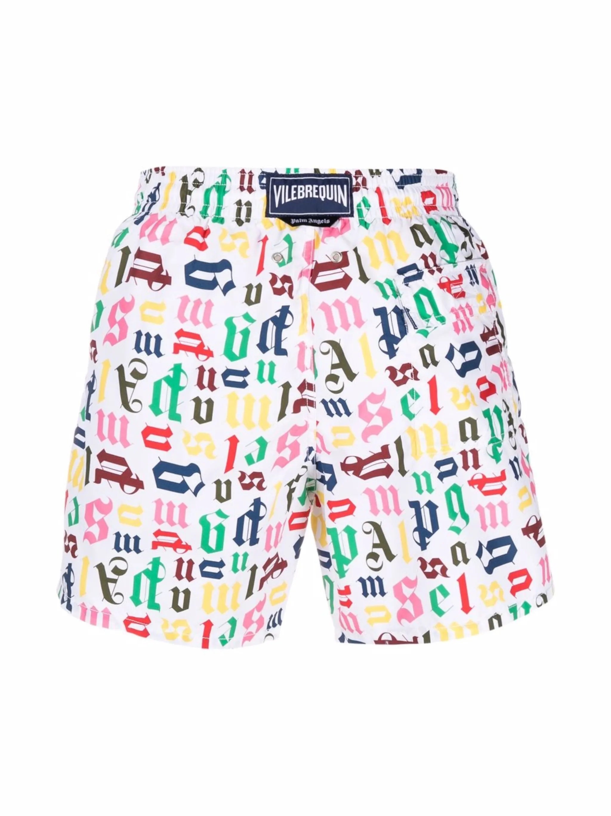 x Vilebrequin monogram-print swim shorts