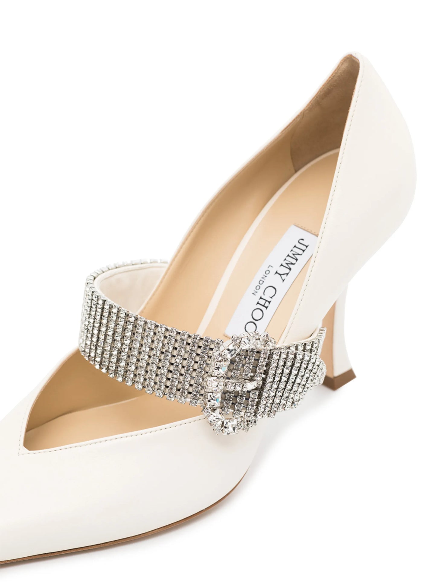 Kari crystal-embellished 90mm pumps
