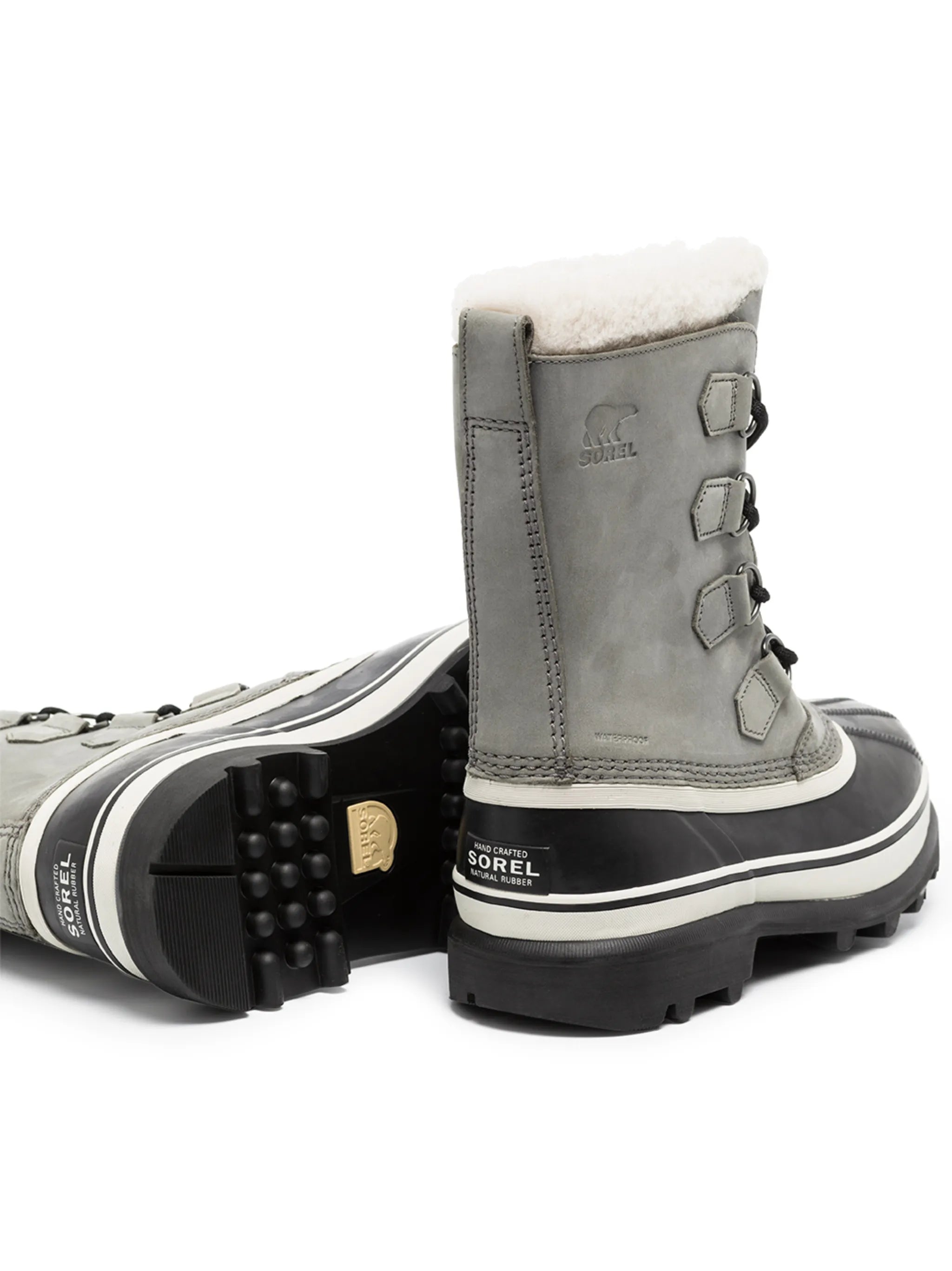 Caribou leather snow boots