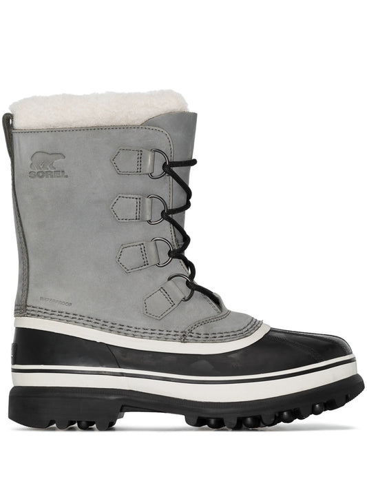 Caribou leather boots