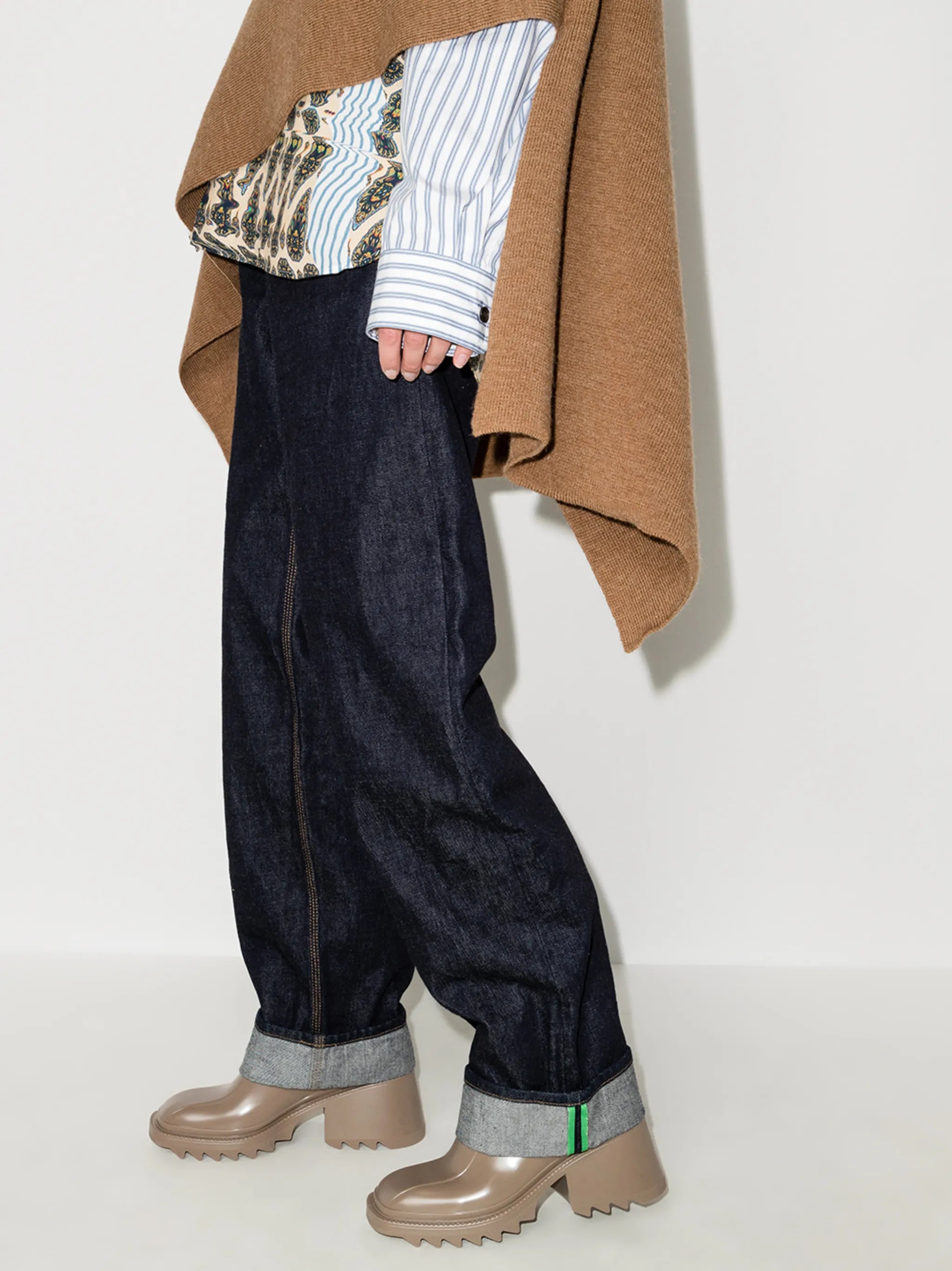 Betty 50mm square-toe boots