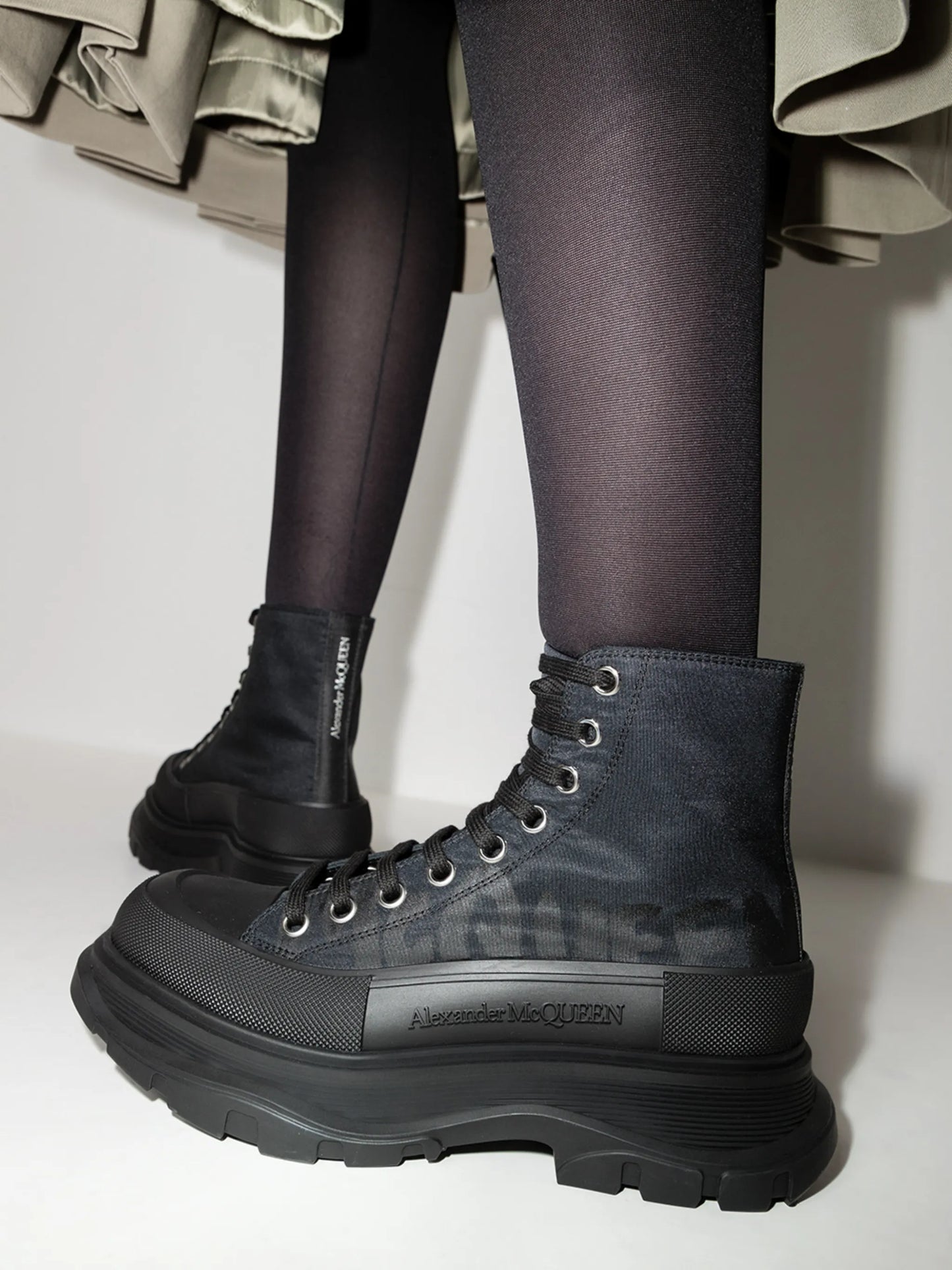 Tread Slick lace-up boots