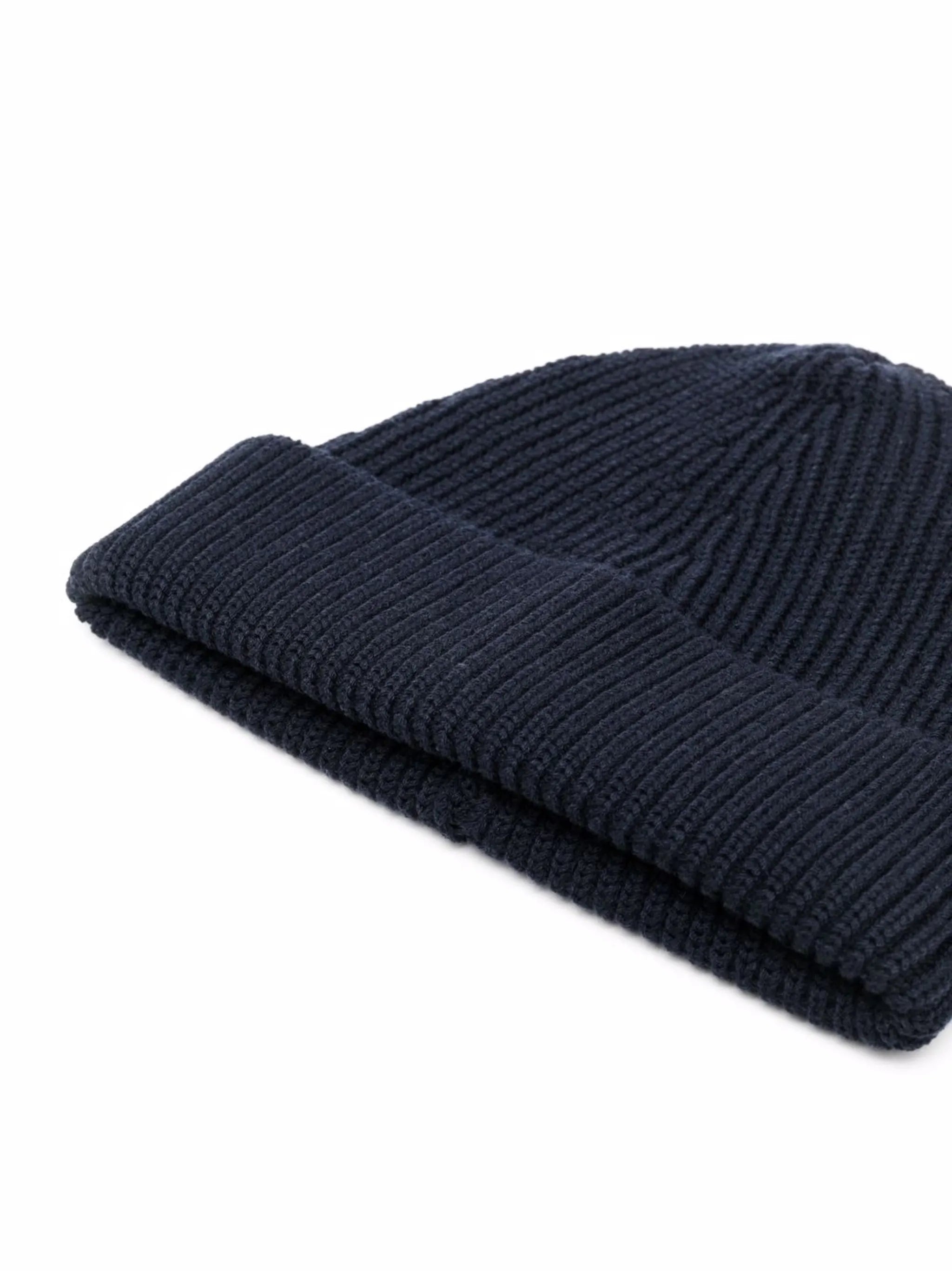ribbed knit  beanie hat