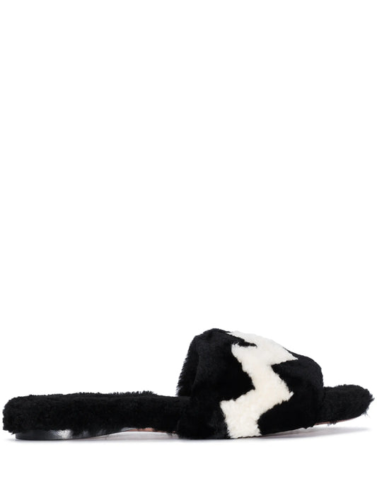 Nomade shearling flat sandals
