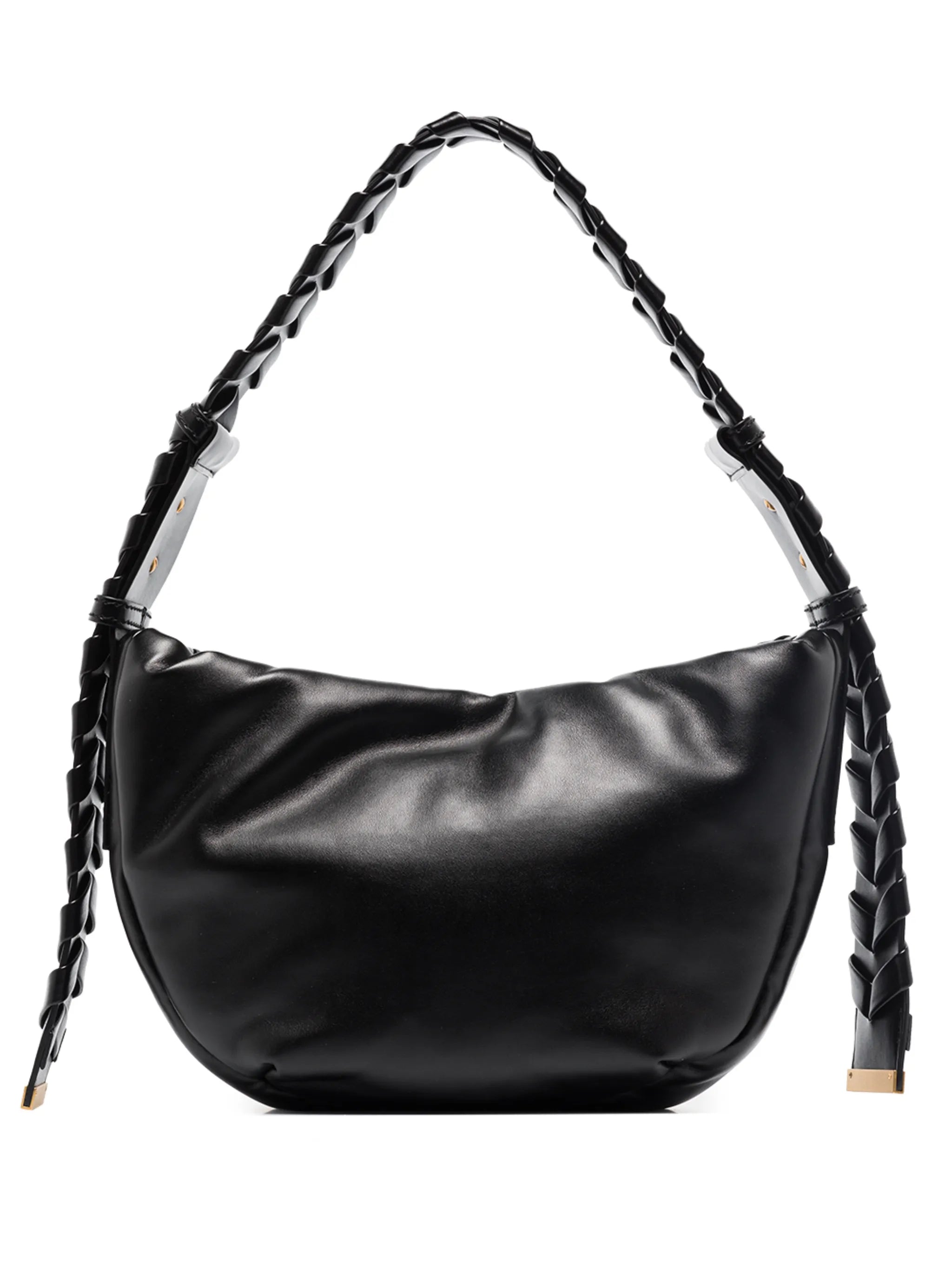 braided-strap shoulder bag