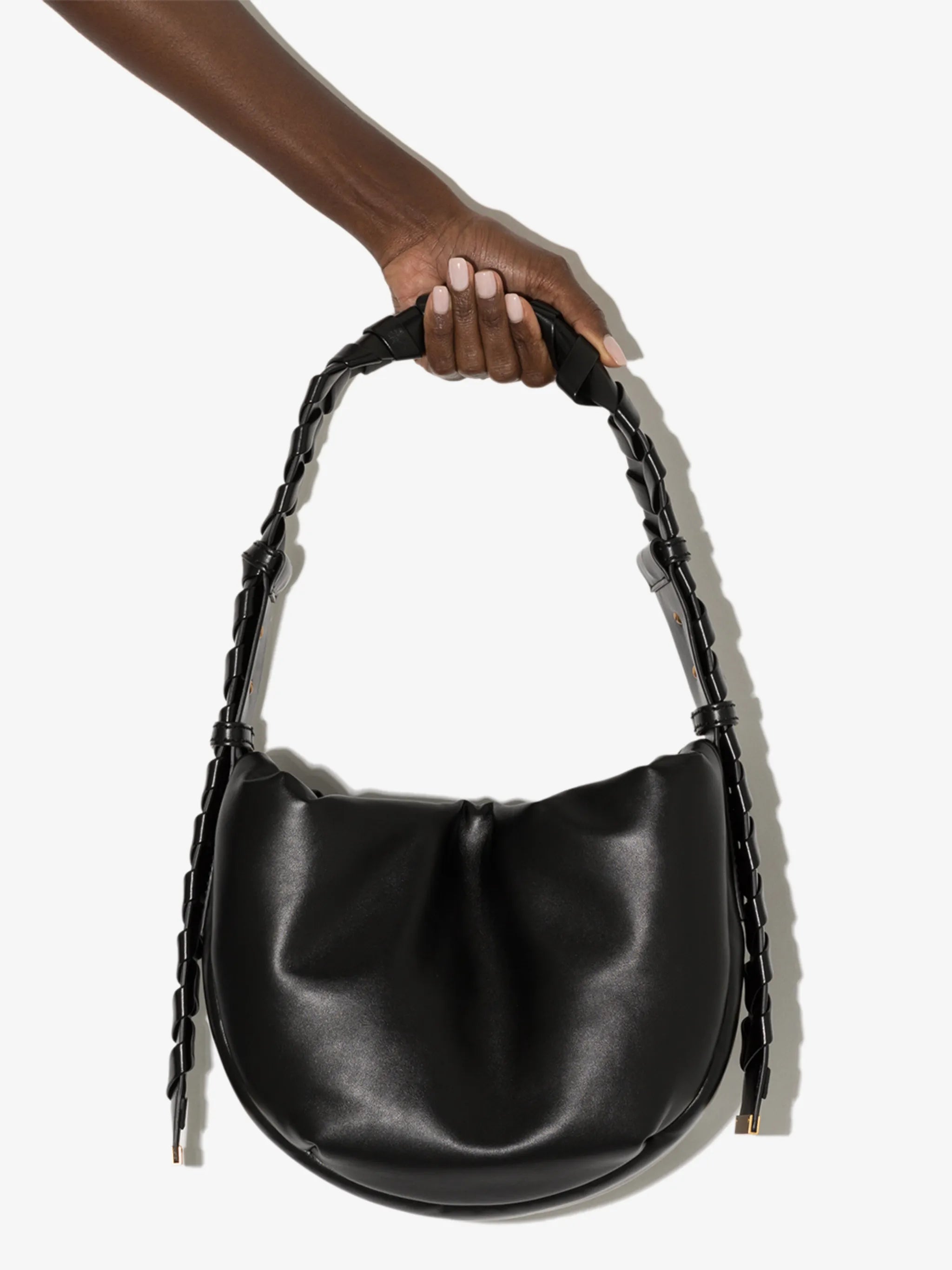 braided-strap shoulder bag
