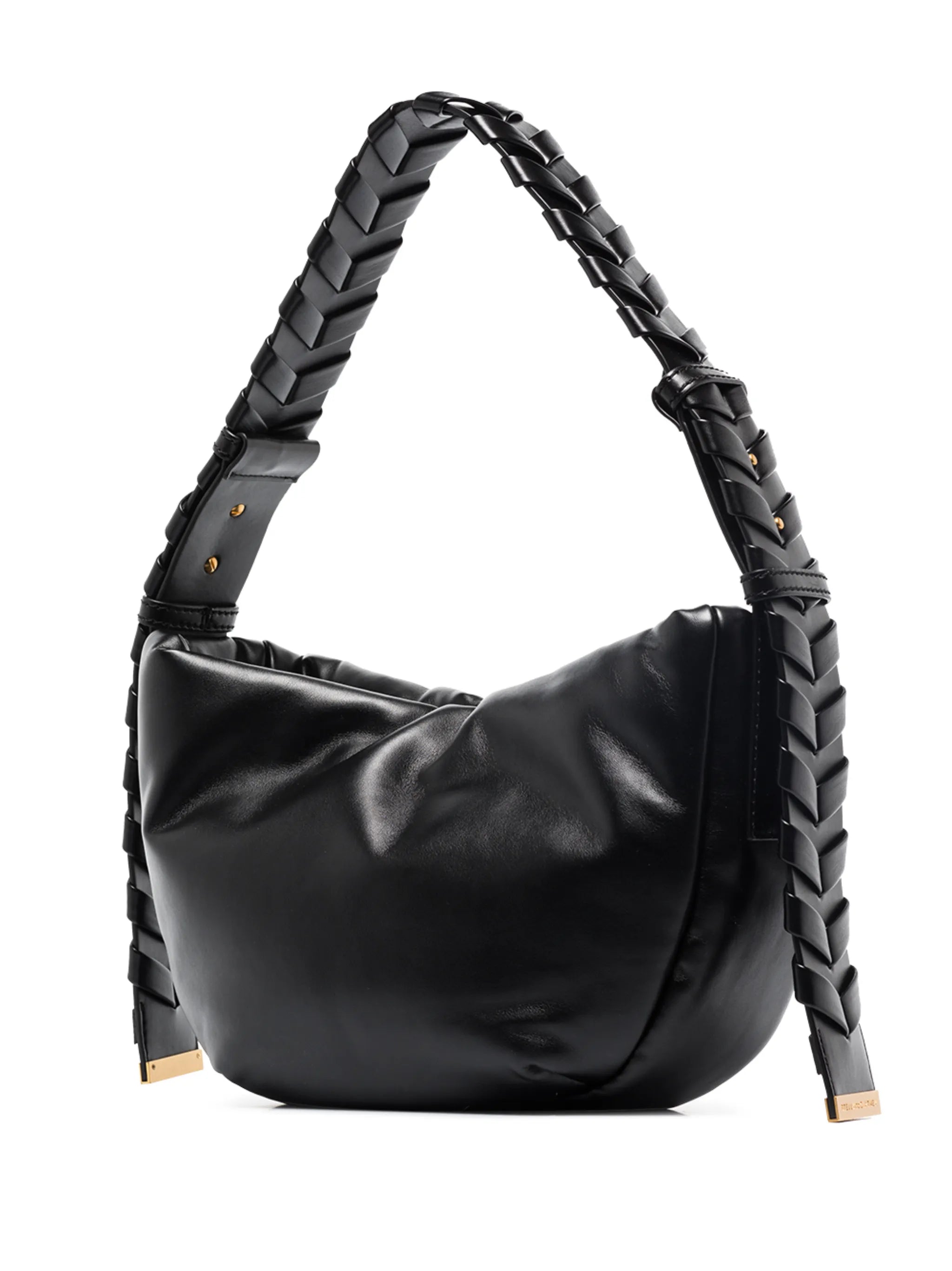 braided-strap shoulder bag