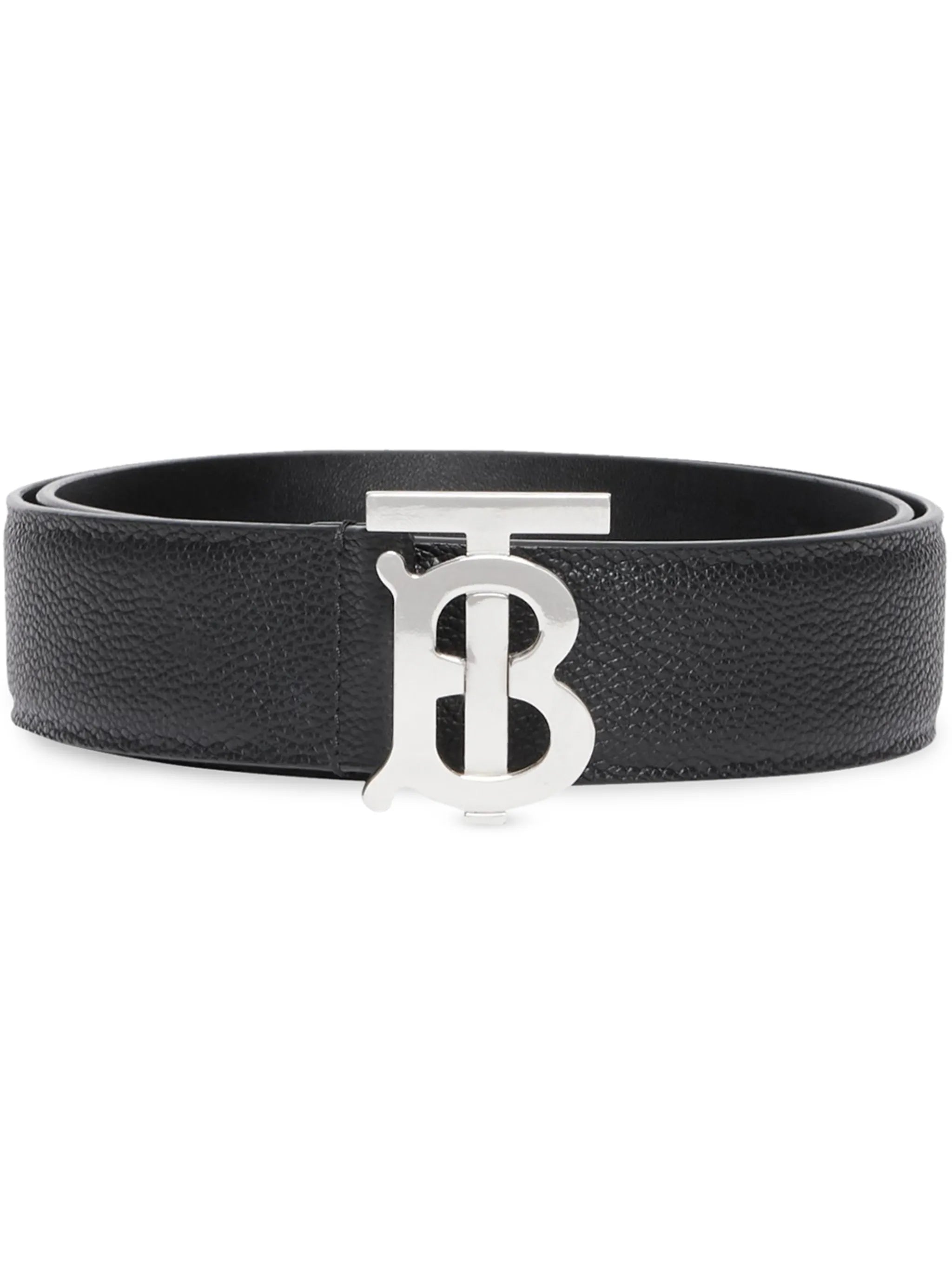 monogram-buckle belt