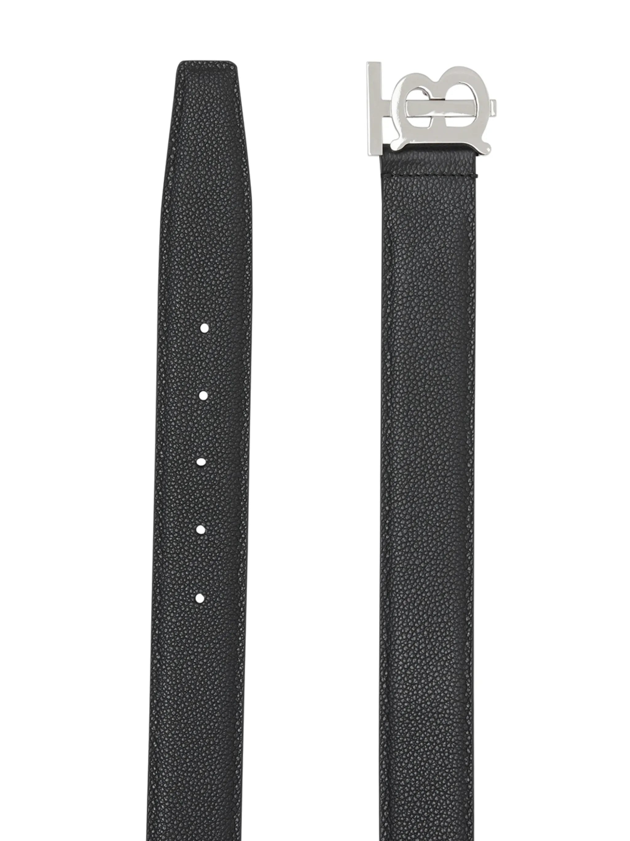 monogram-buckle belt