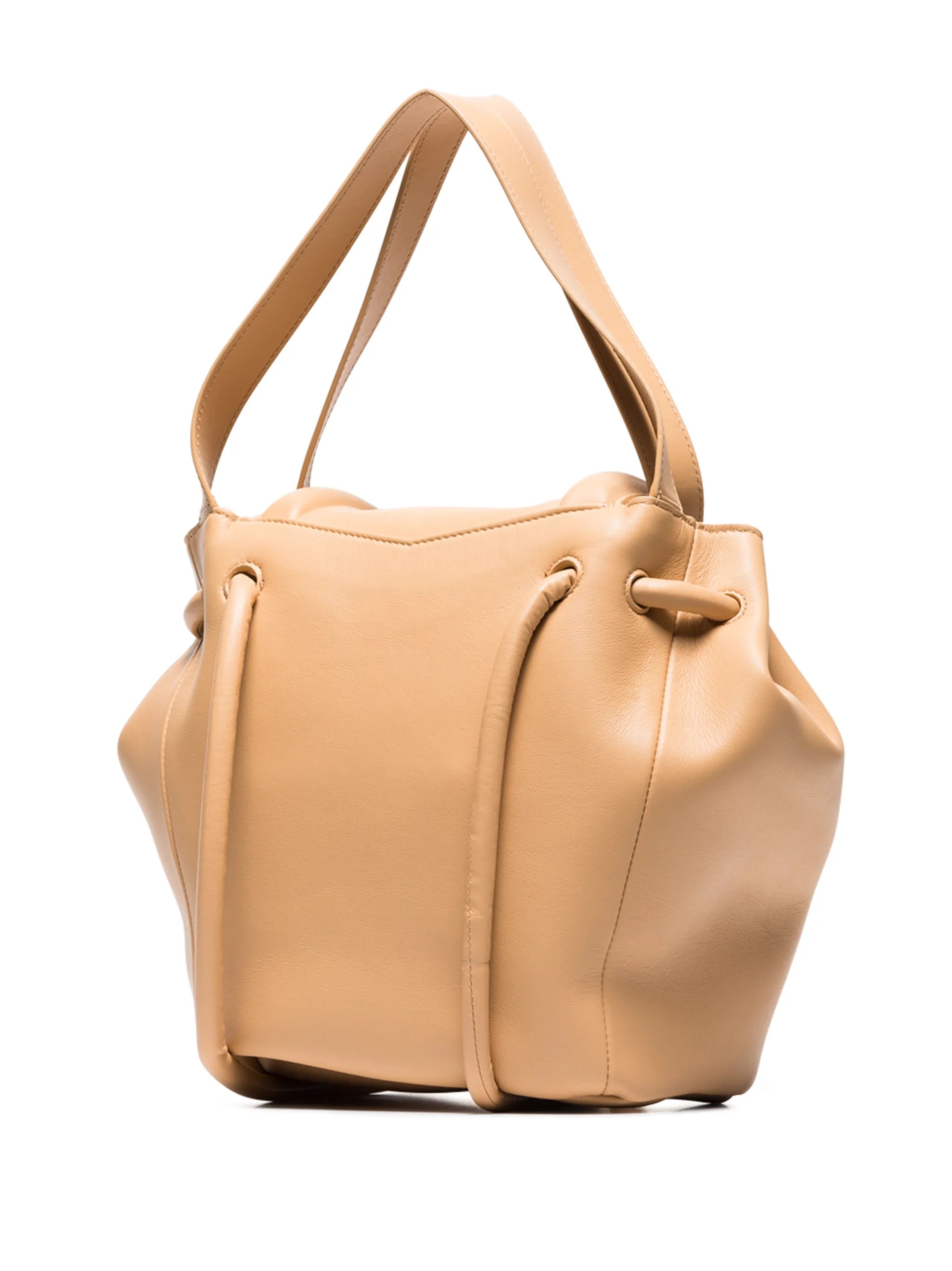 Beak leather tote bag