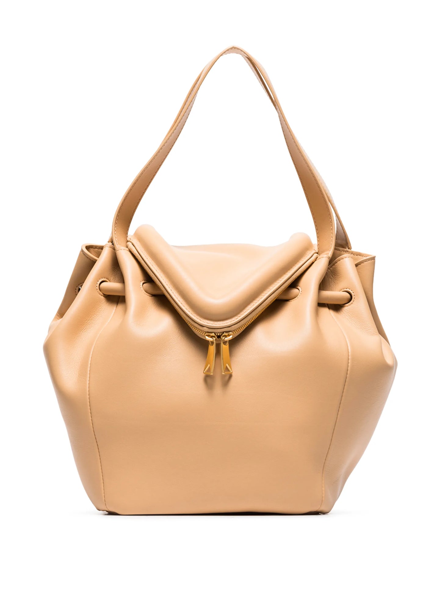 Beak leather tote bag