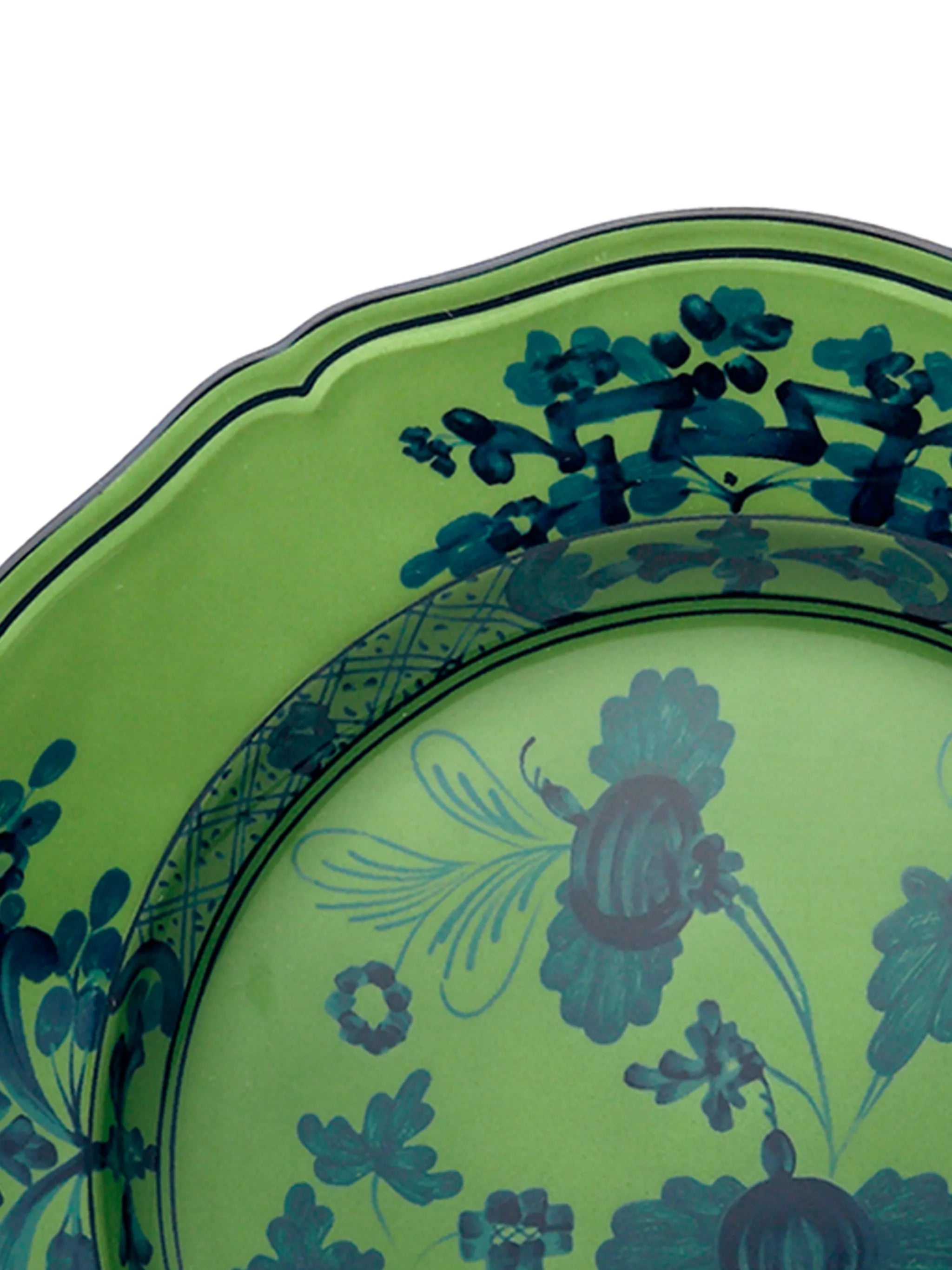Oriente Italiano Malachite charger plate
