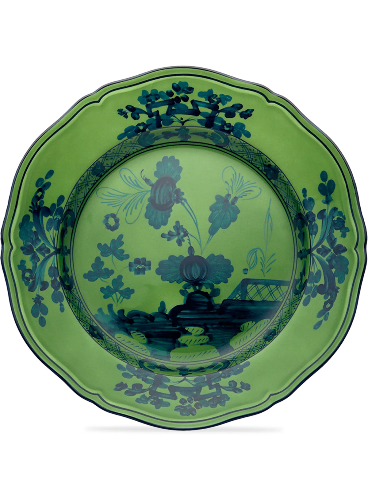 Oriente Italiano Malachite charger plate