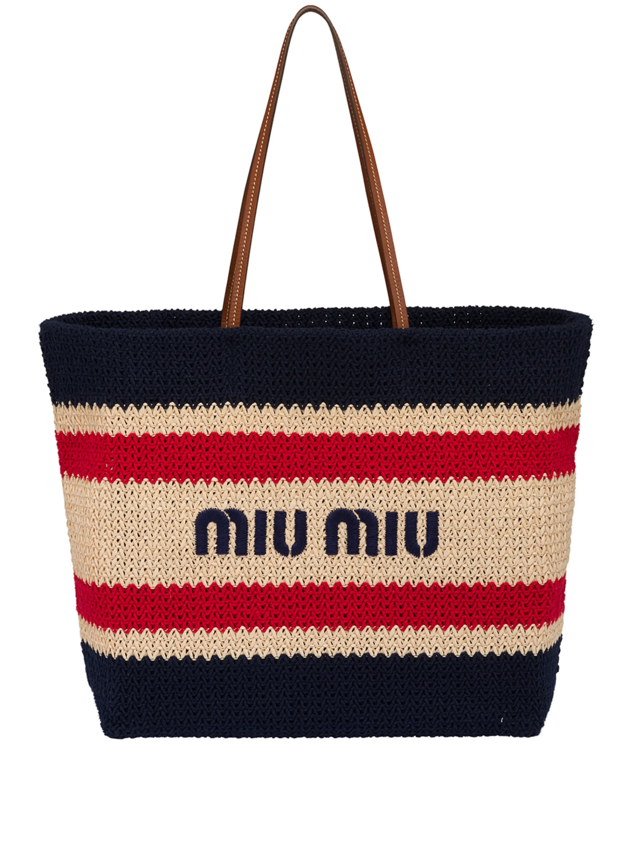 logo-print tote bag