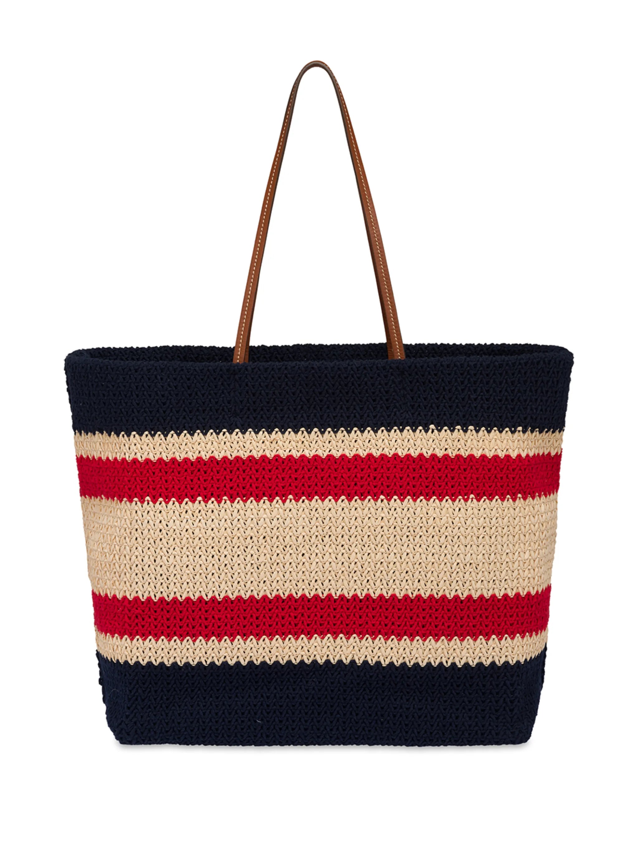 logo-print tote bag