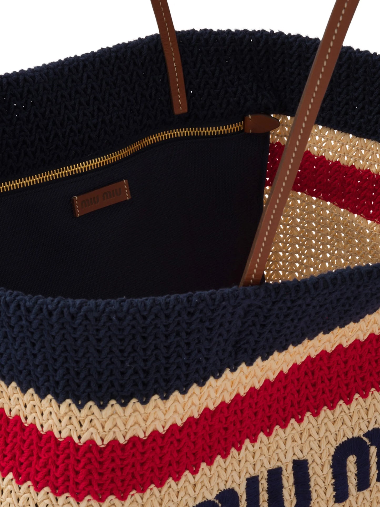 logo-print tote bag
