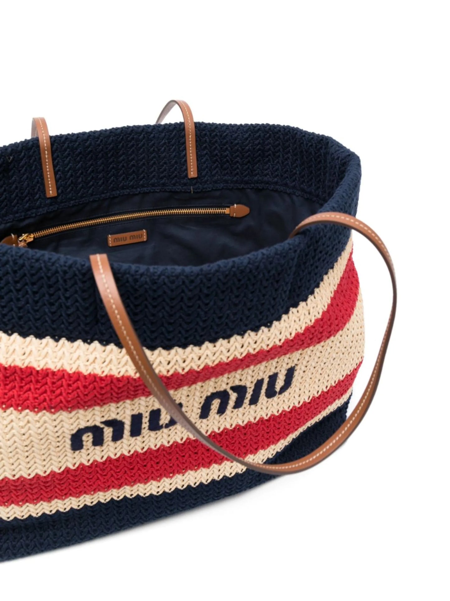 logo-print tote bag