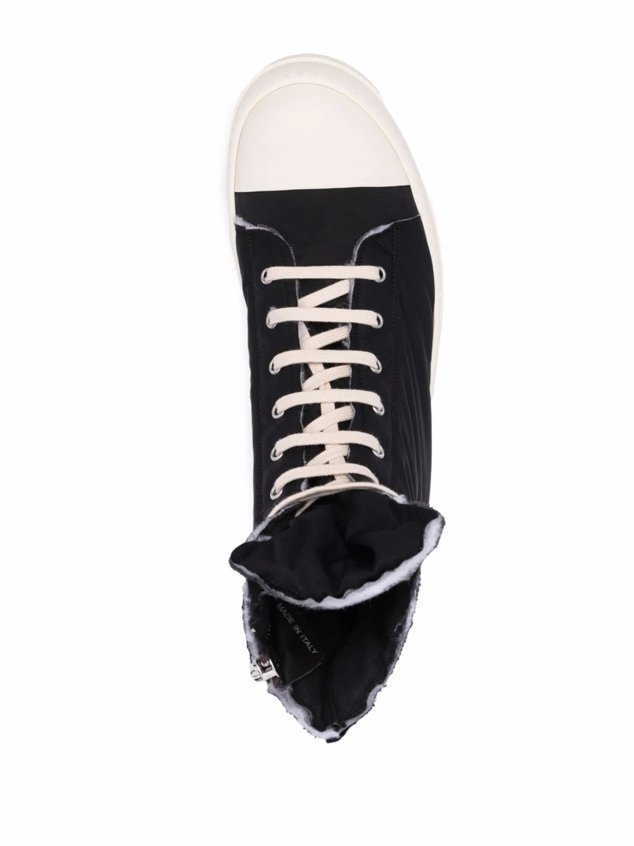 high-top canvas sneakers