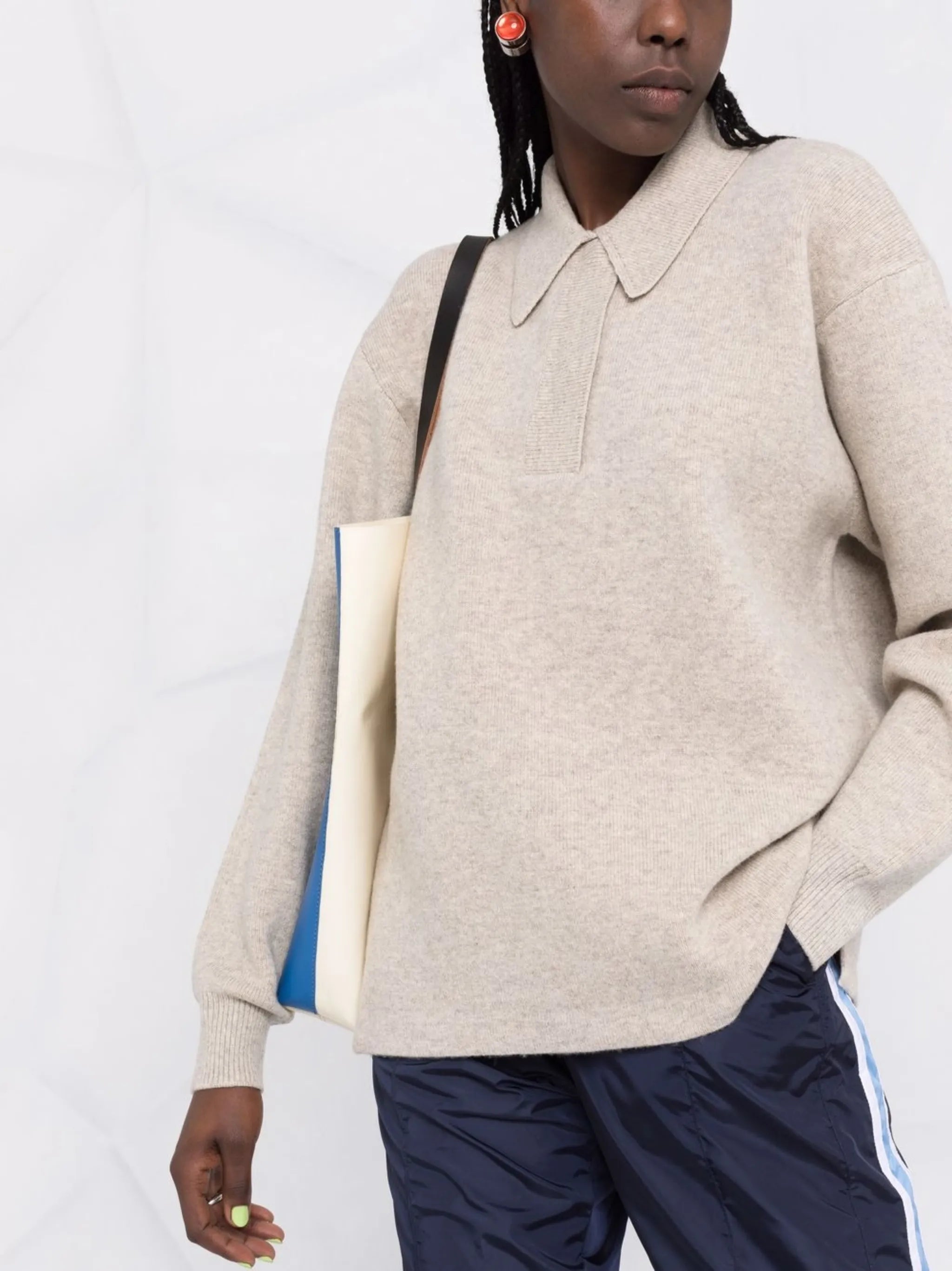 Lark merino-blend jumper