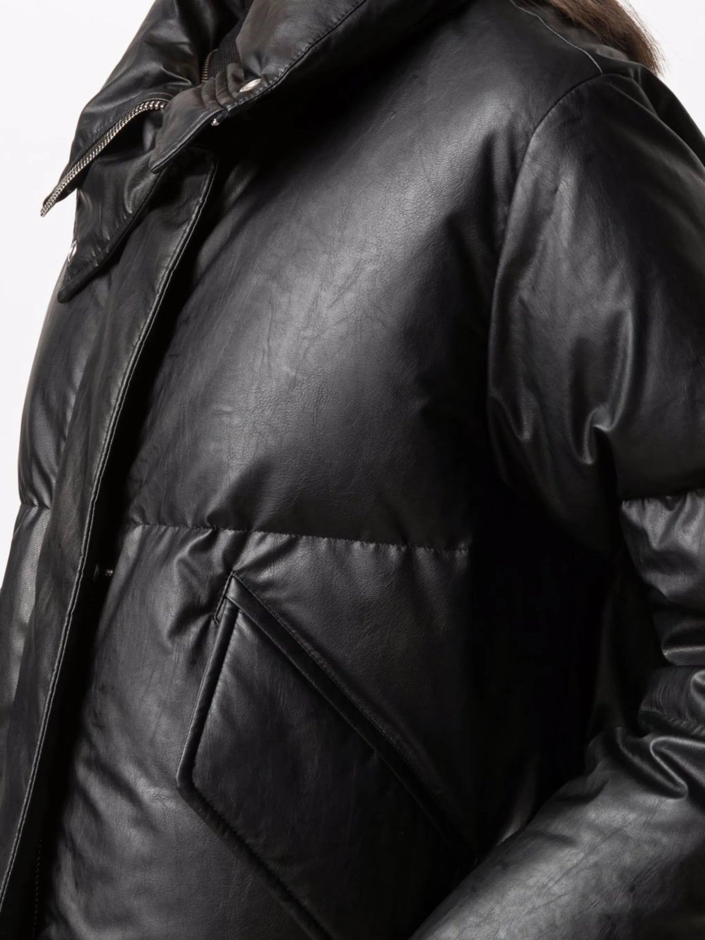 cropped down puffer jacket