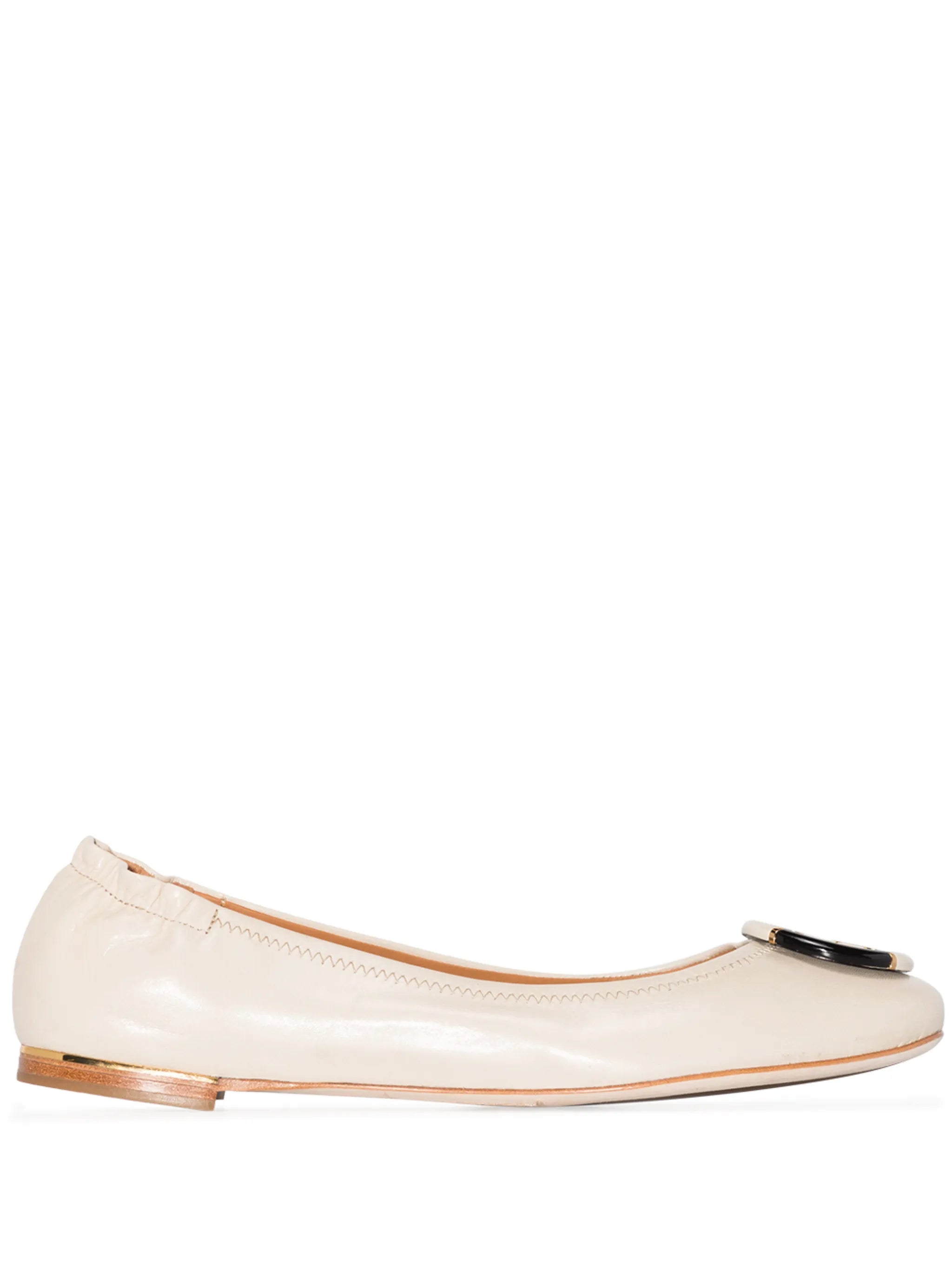 Minnie leather ballerina shoes