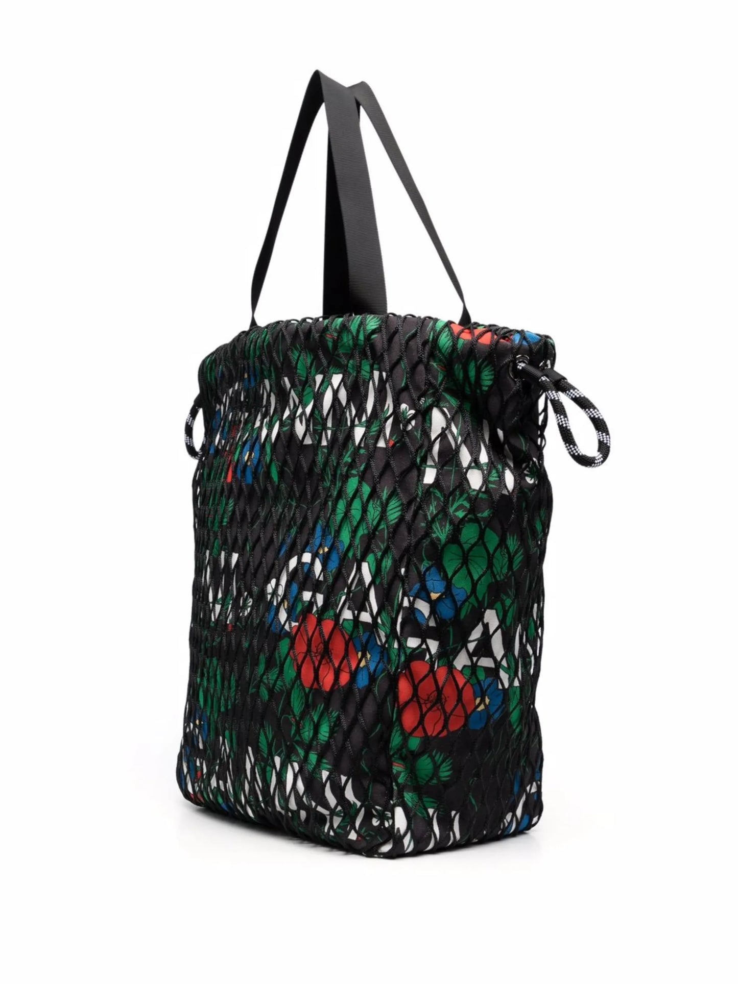 logo-print drawstring shoulder bag