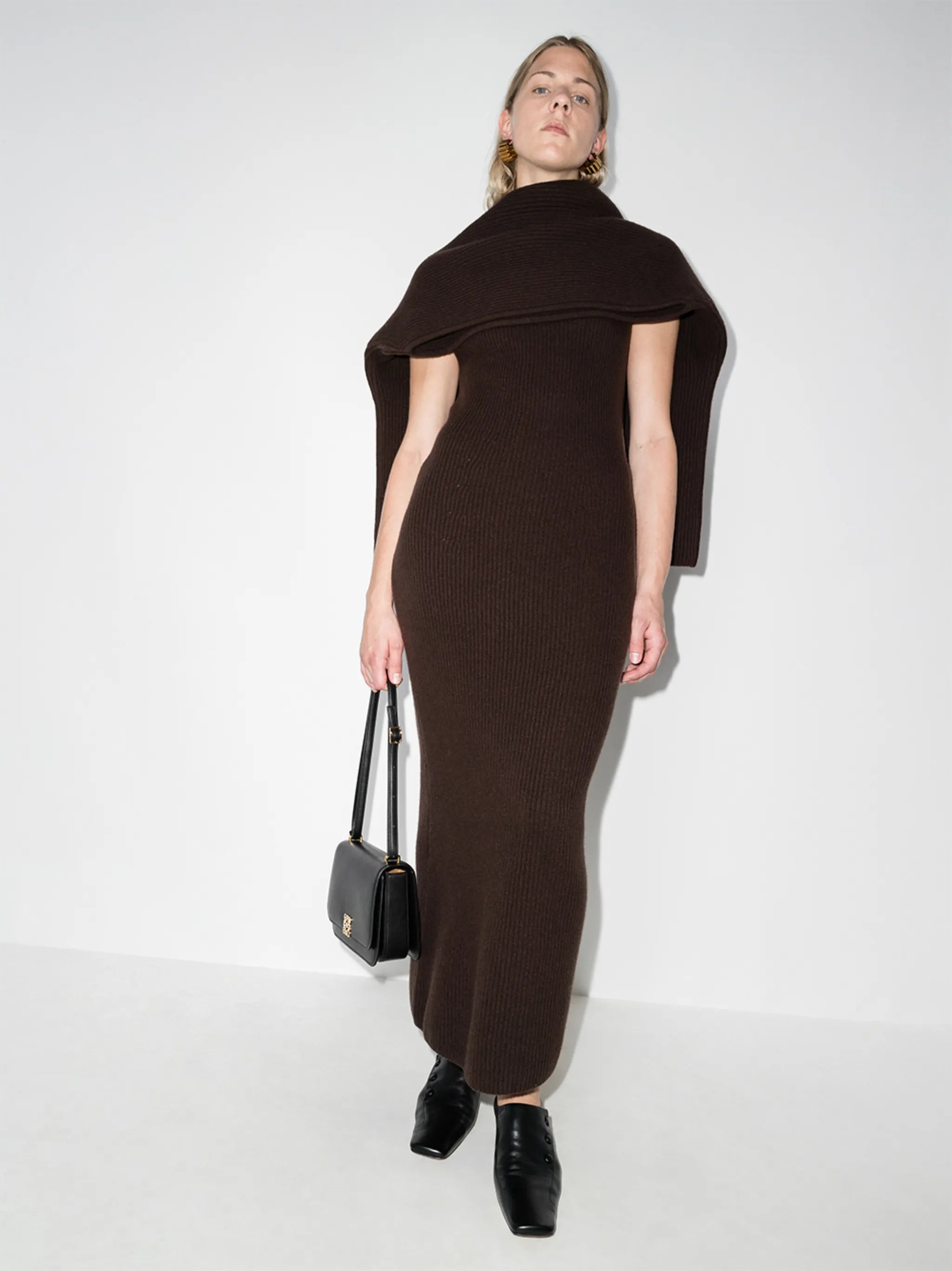 Goya leather shoulder bag