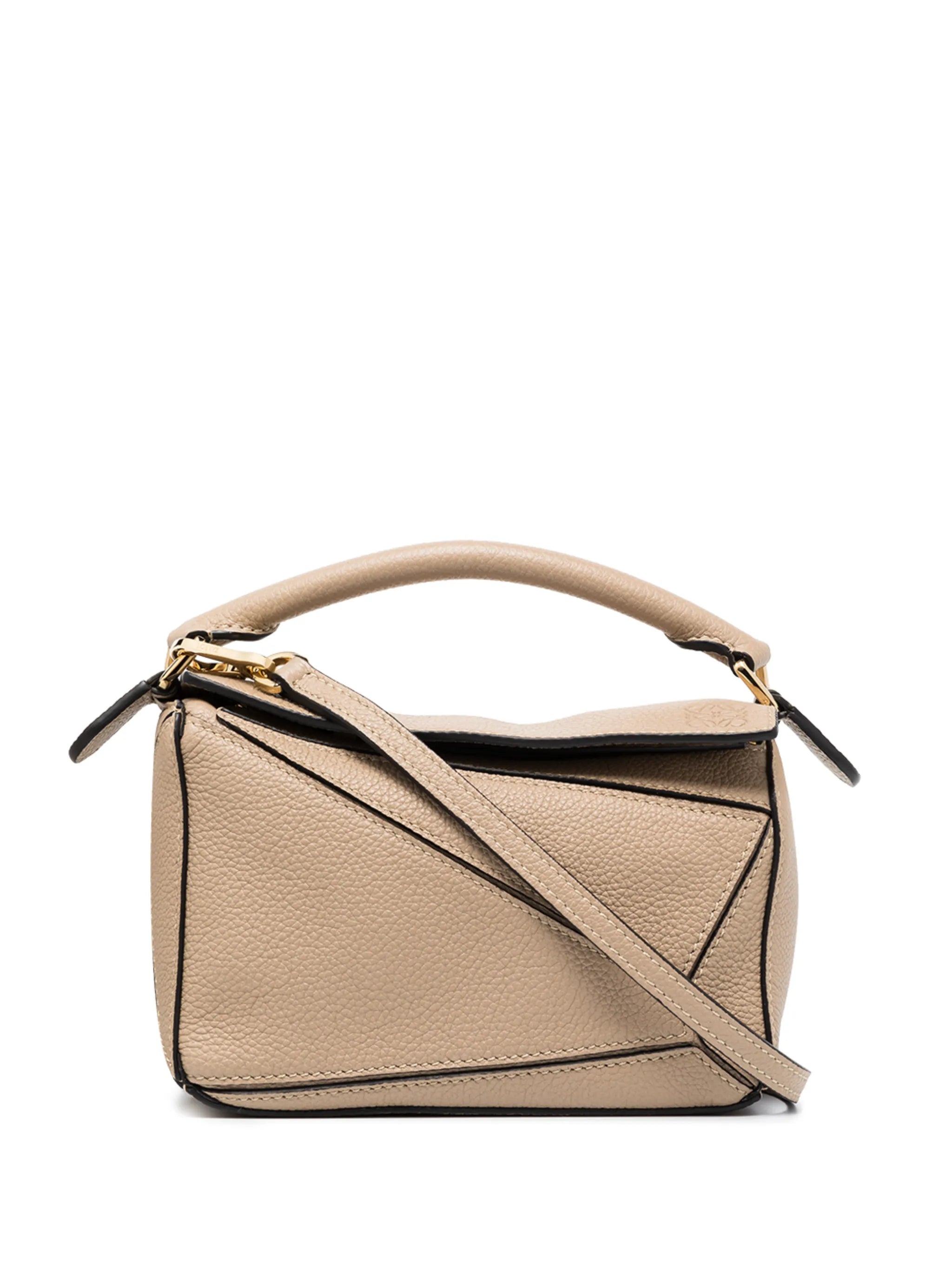 mini Puzzle leather shoulder bag