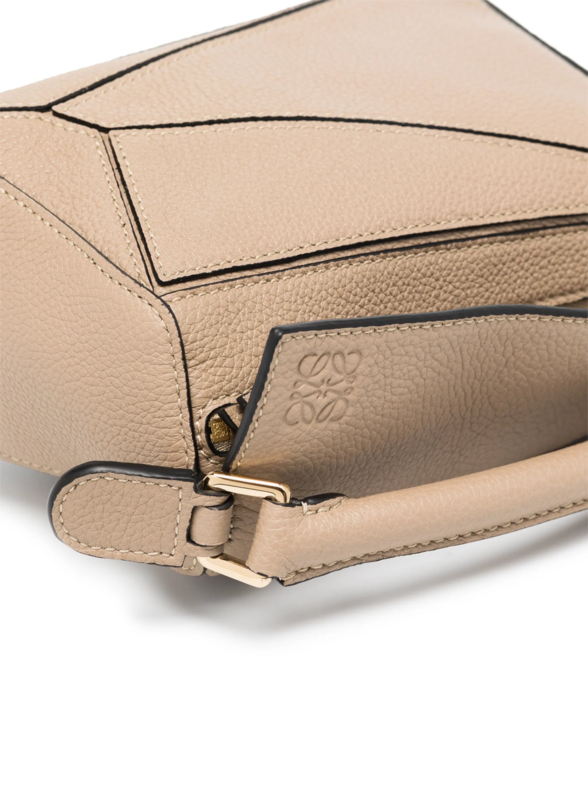 mini Puzzle leather shoulder bag