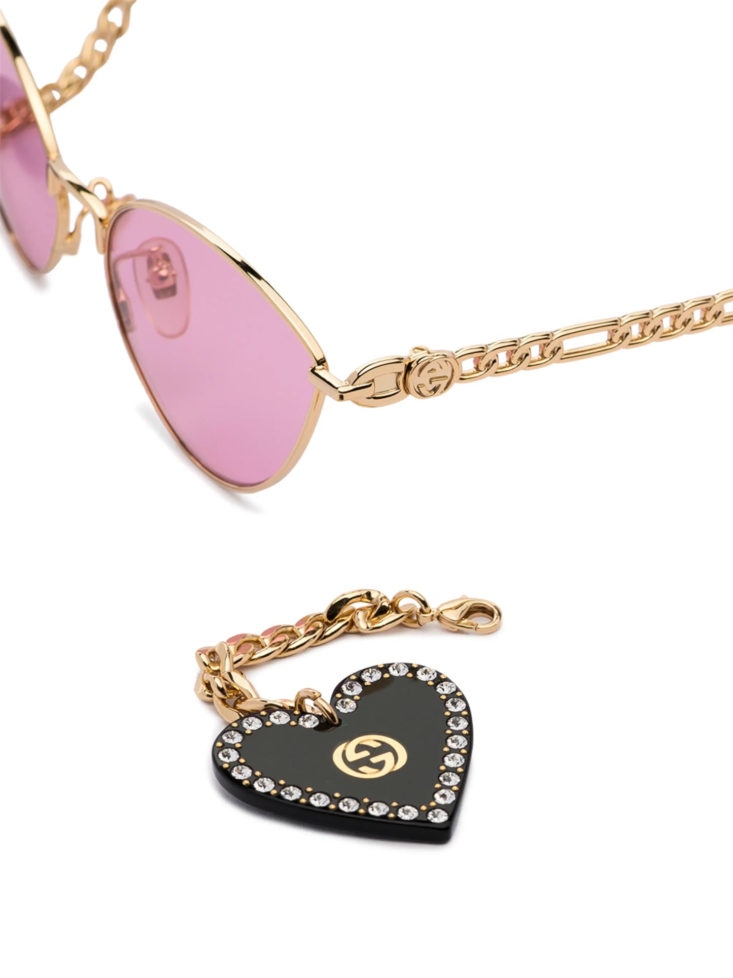Interlocking G cat-eye charm sunglasses