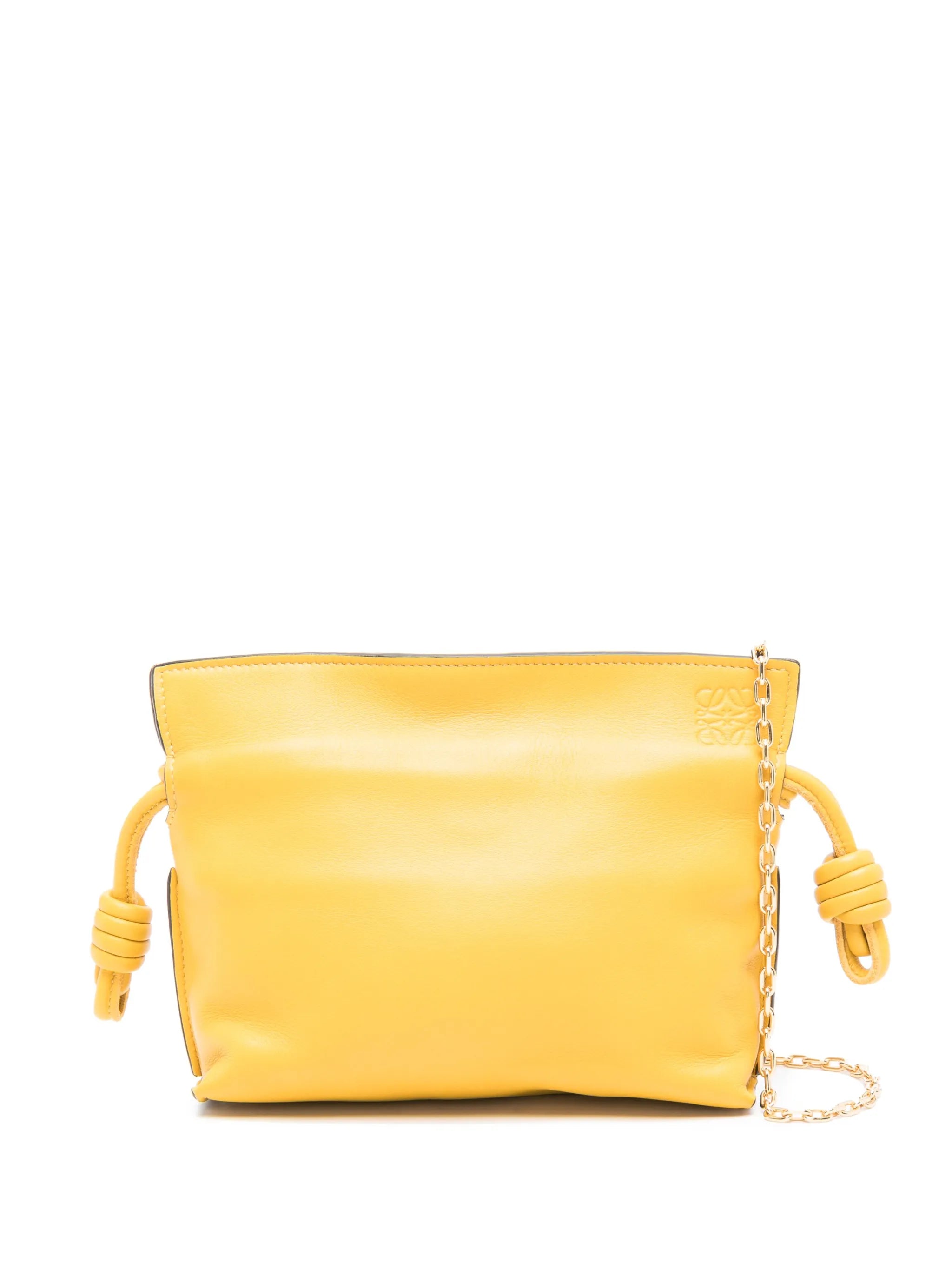 mini Flamenco leather clutch