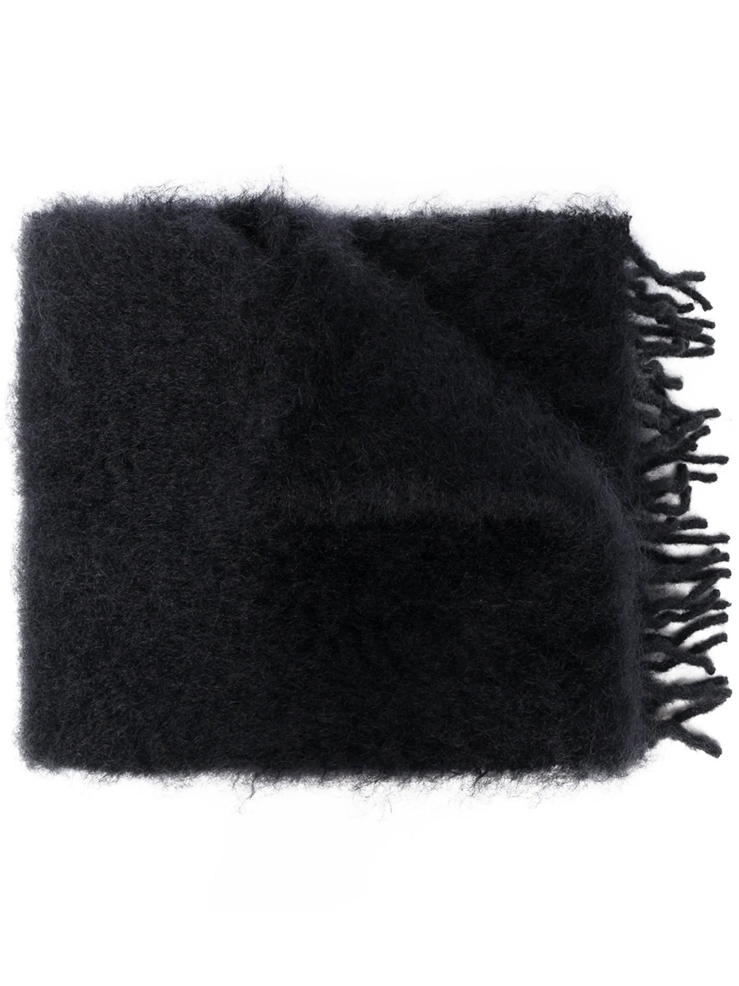 Anagram fringe-edge scarf