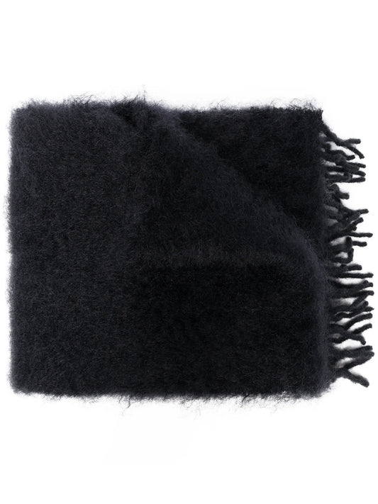 Anagram fringe-edge scarf