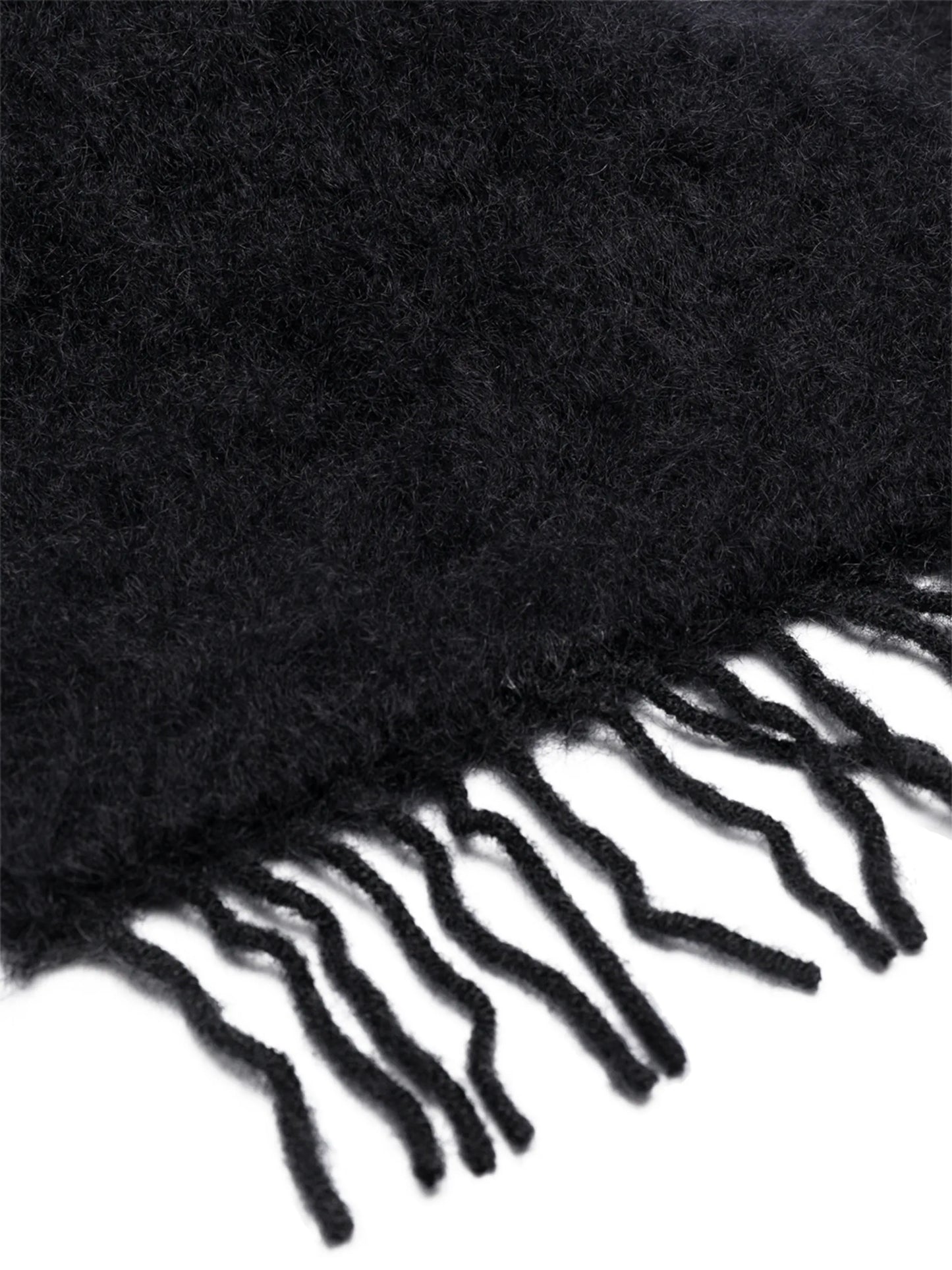Anagram fringe-edge scarf